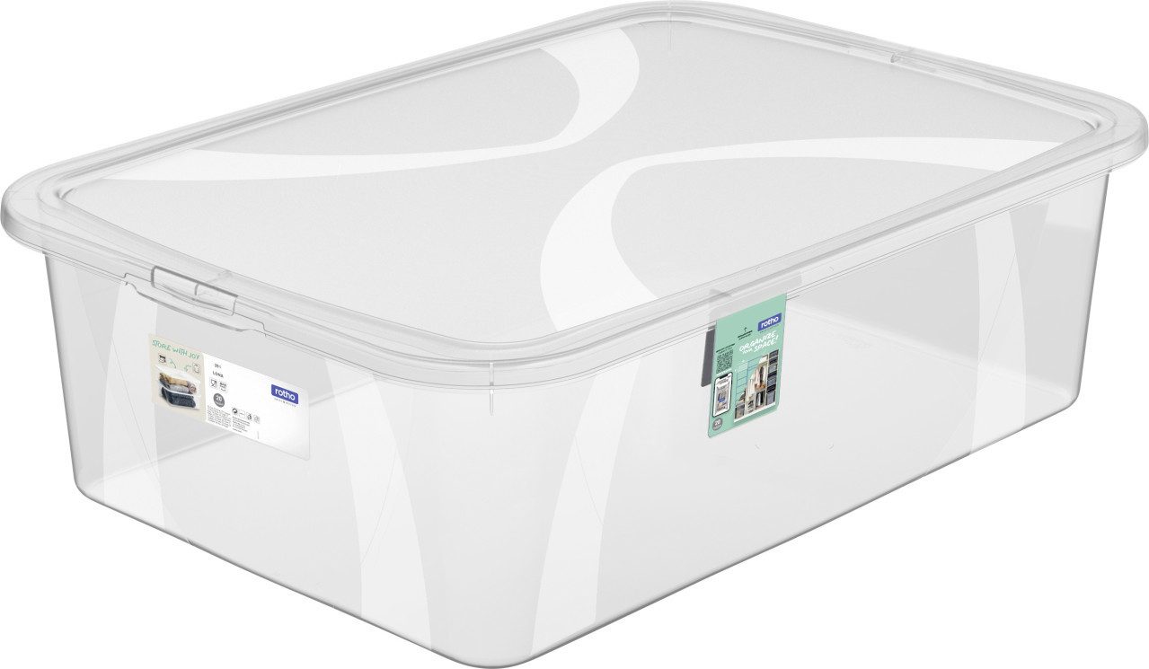 ROTHO Aufbewahrungsbox Rotho Aufbewahrungsbox Lona mit Deckel 56,5 x 38,5