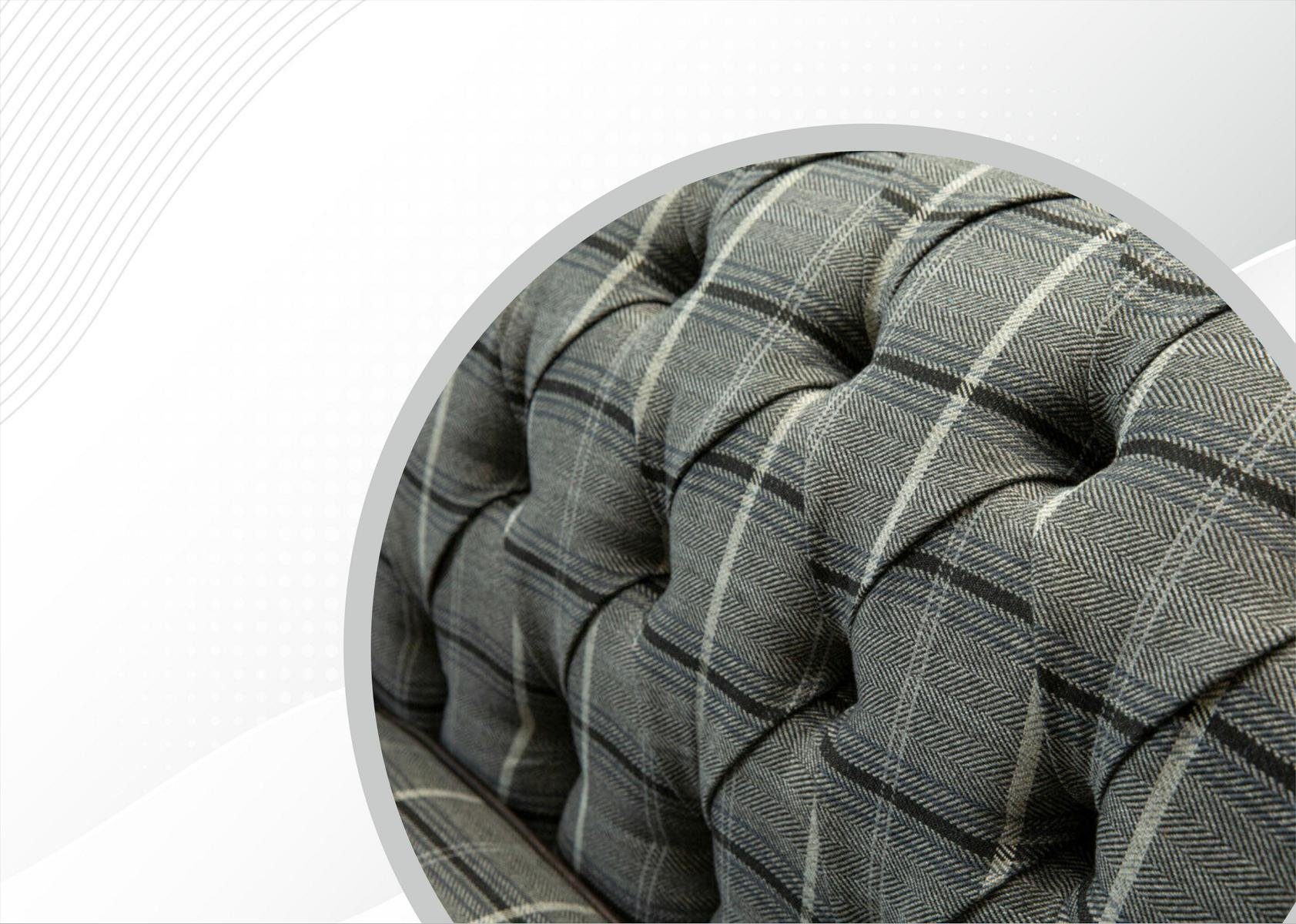 JVmoebel Chesterfield-Sofa, Couch 225 Sofa Design 3 Chesterfield Sofa Sitzer cm