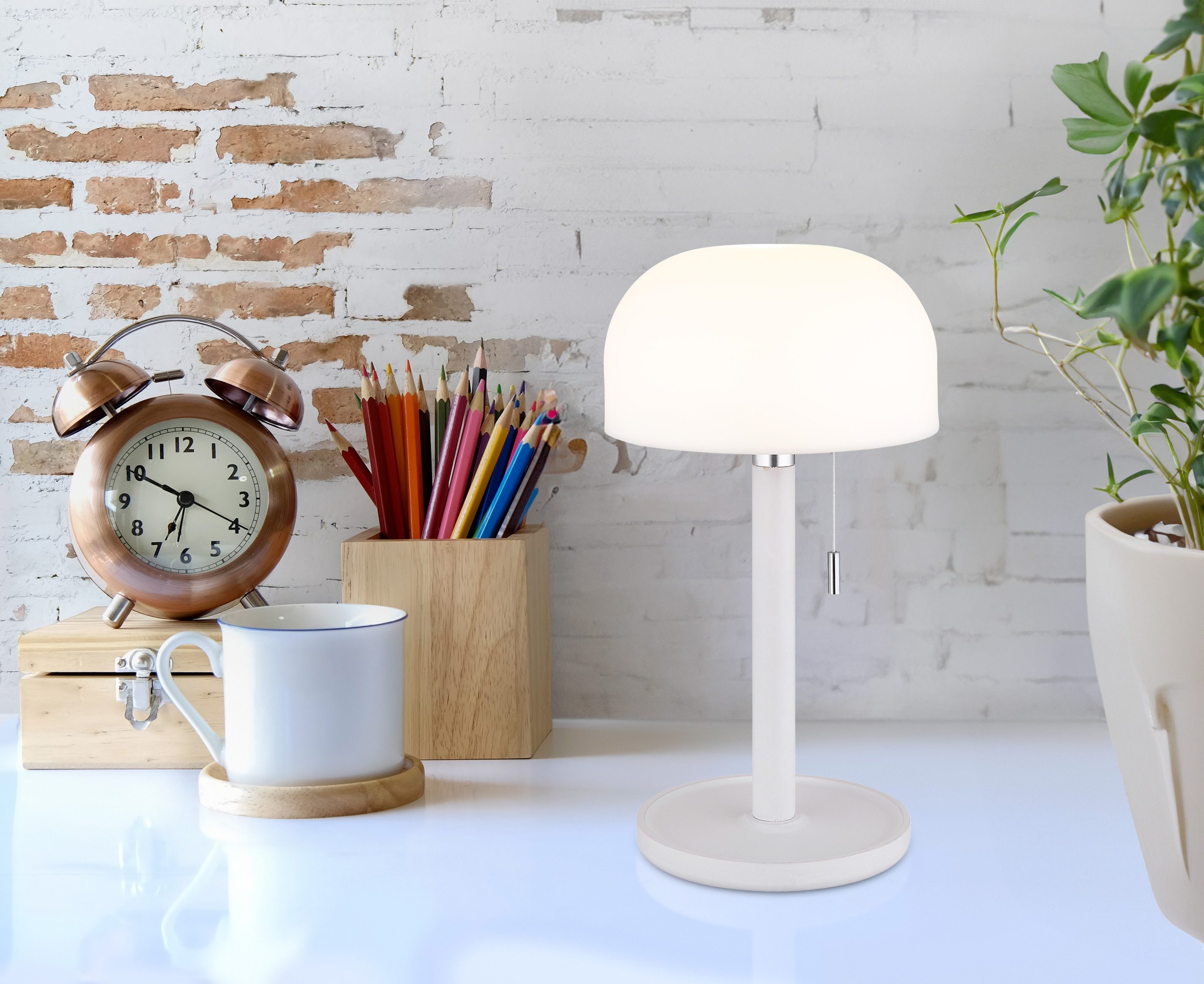 GLOBO LIGHTING LED Tischleuchte NORMAN, mehrere Helligkeitsstufen, LED fest günstig online kaufen