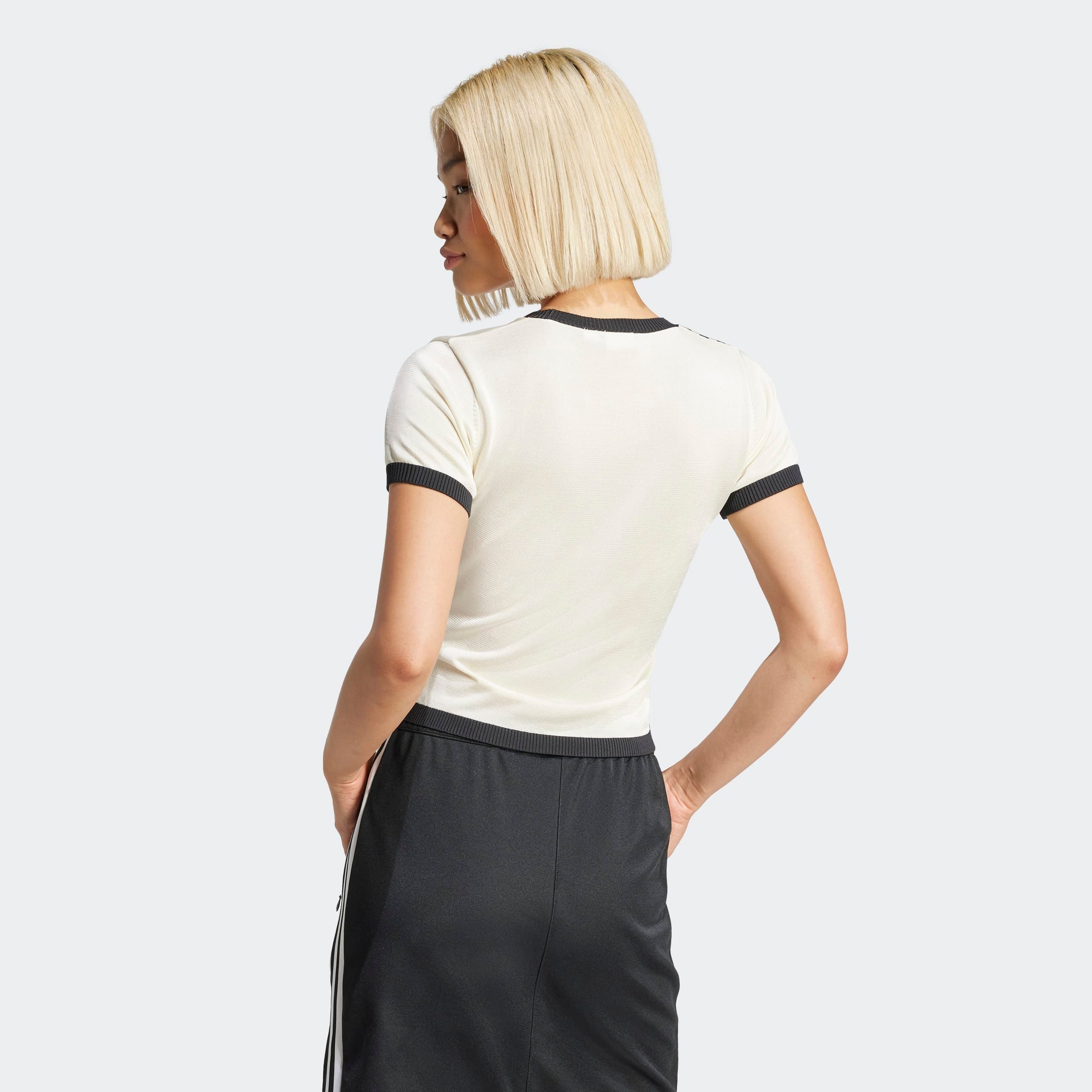 adidas Originals T-Shirt KNITTED 3S TEE günstig online kaufen