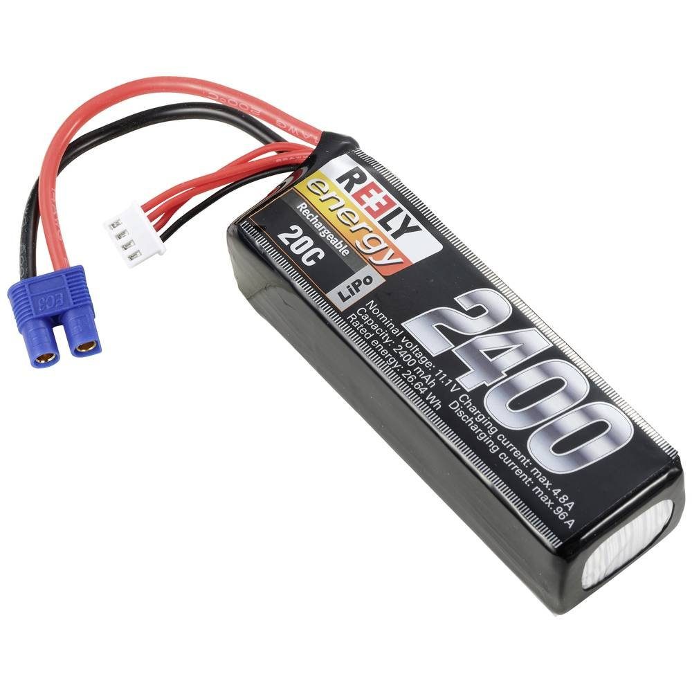 Reely Modellbau-Akkupack (LiPo) 11.1 V 2400 mAh Akku