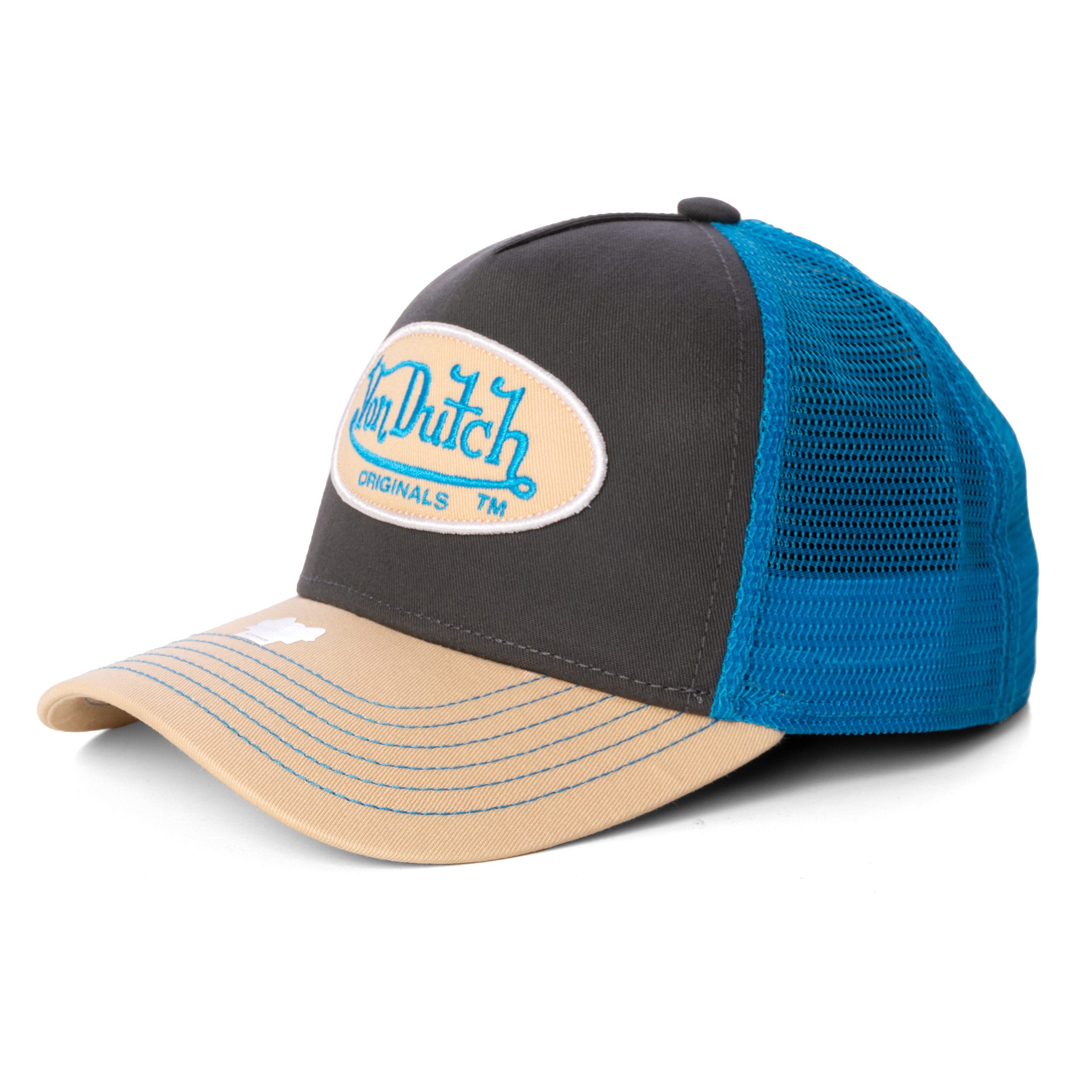 Baseball Cap Cap Von Dutch Trucker Boston, F cream/blau