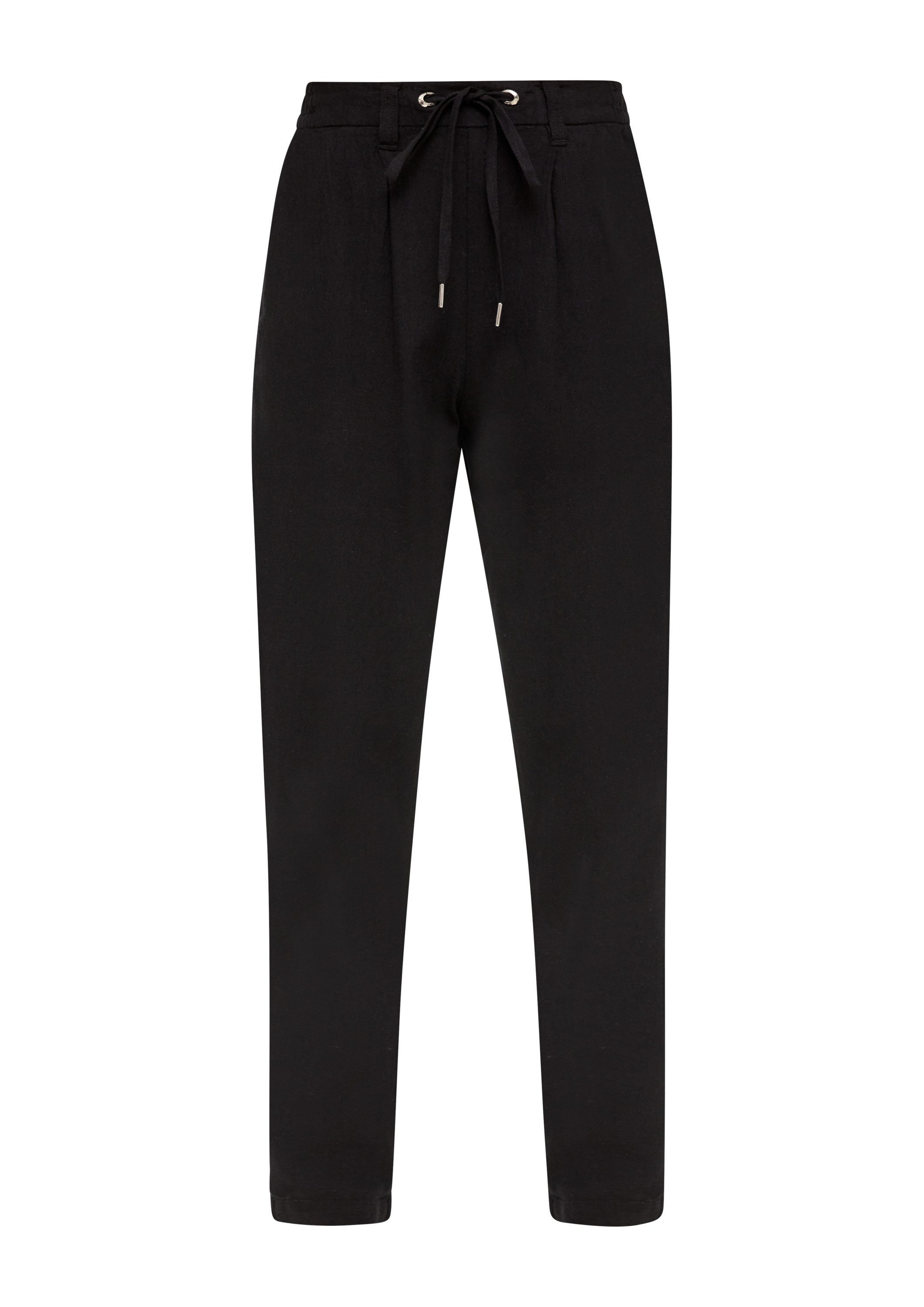 QS Chinos Hose Regular: Hose aus Leinenmix