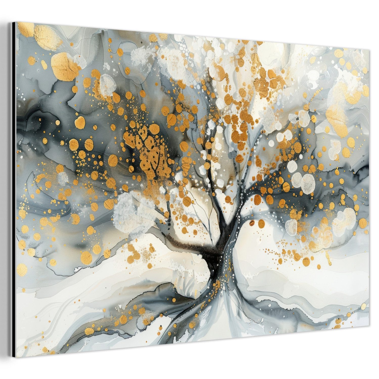 MuchoWow Metallbild Baum - Modern - günstig online kaufen
