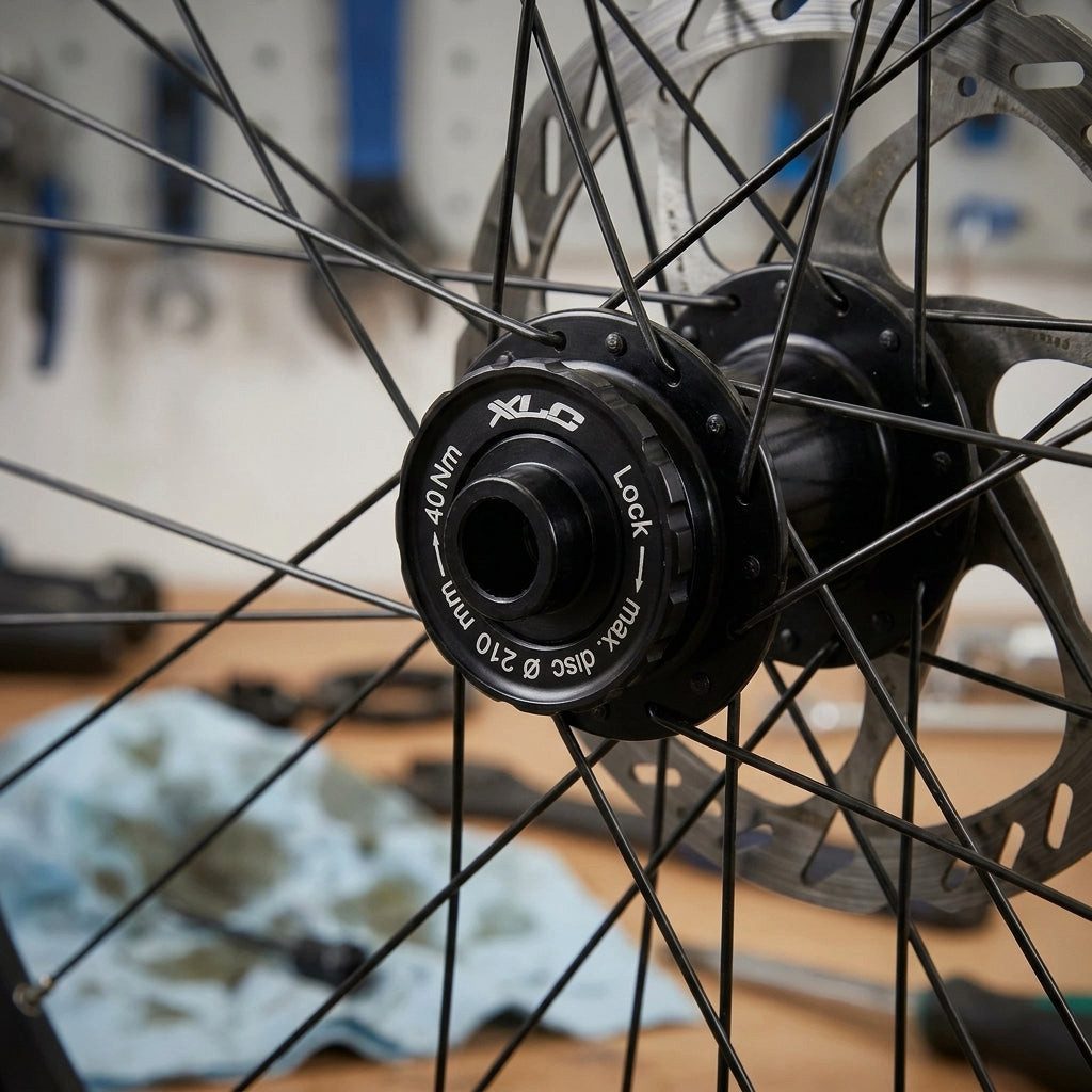 Felgenbremse XLC Lockring Thru Axle