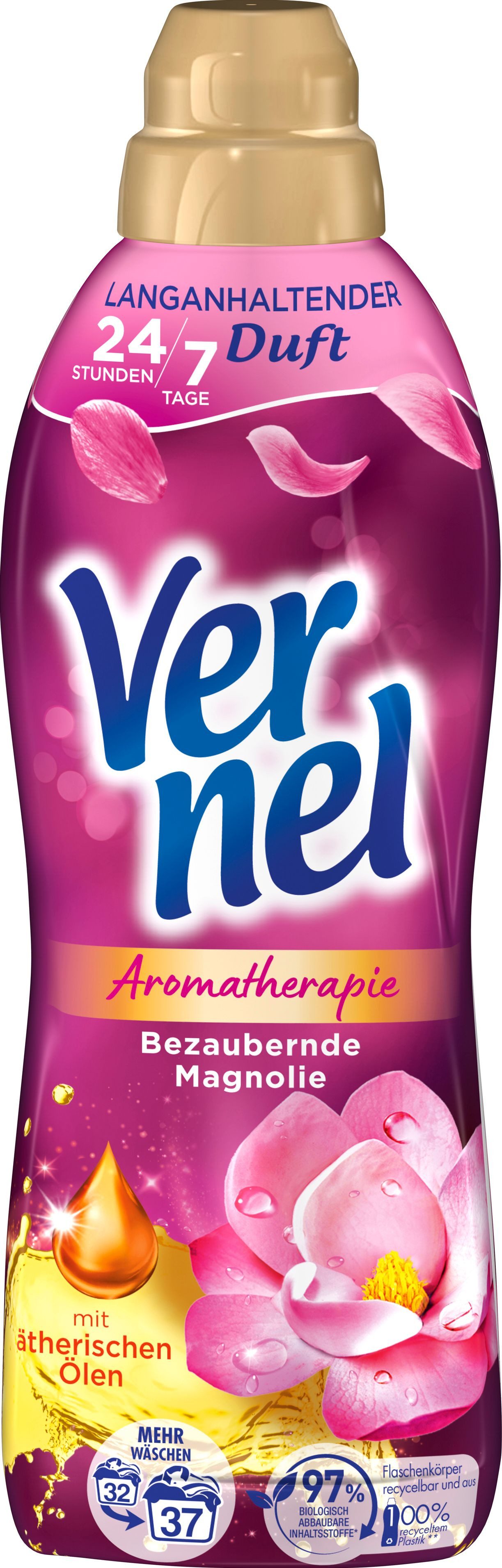 Vernel Aromatherapie Bezaubernde Magnolie 37 WL Weichspüler (1-St. mit ätherischen Ölen)