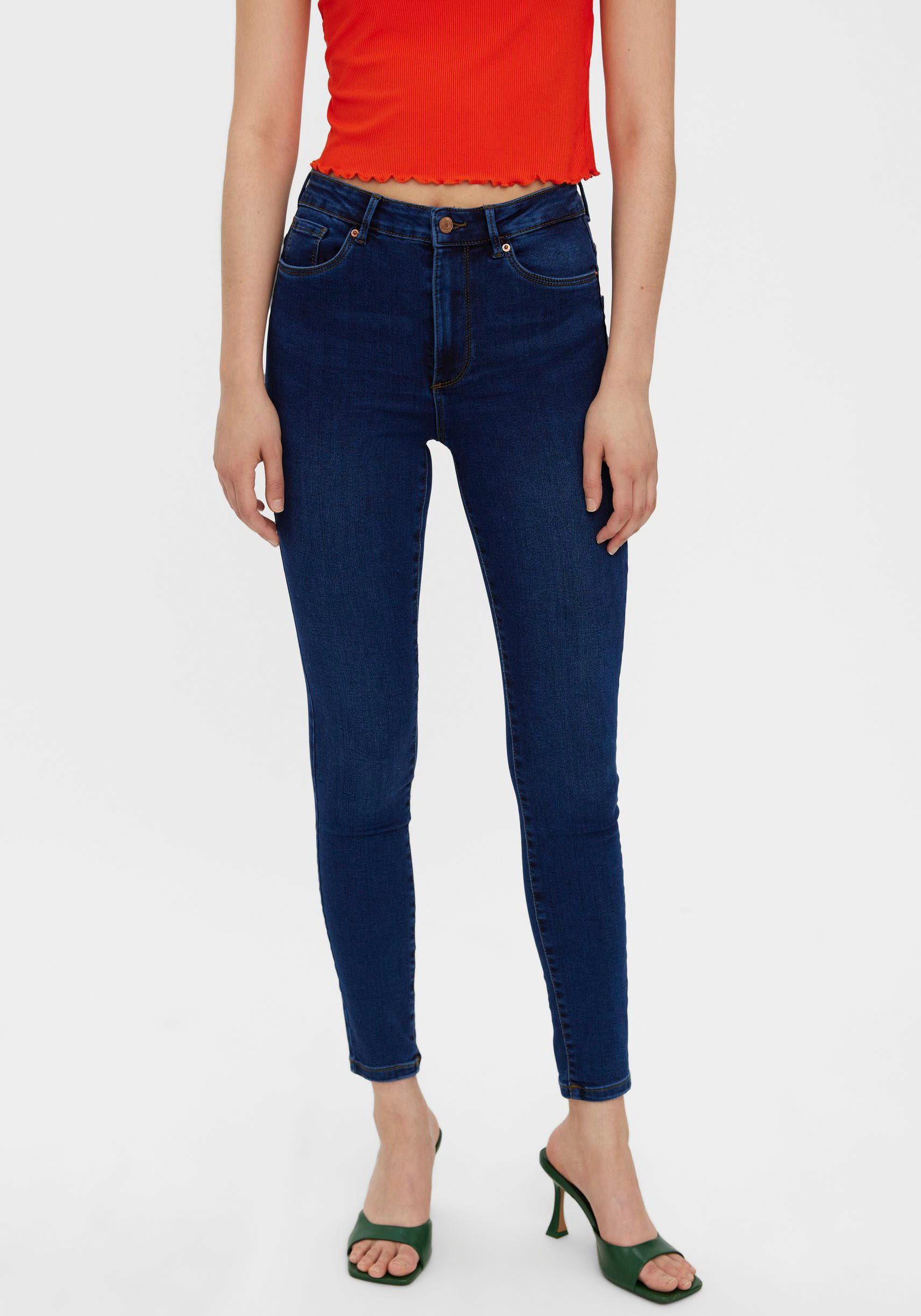 High-waist-Jeans VMSOPHIA HW SKINNY J SOFT