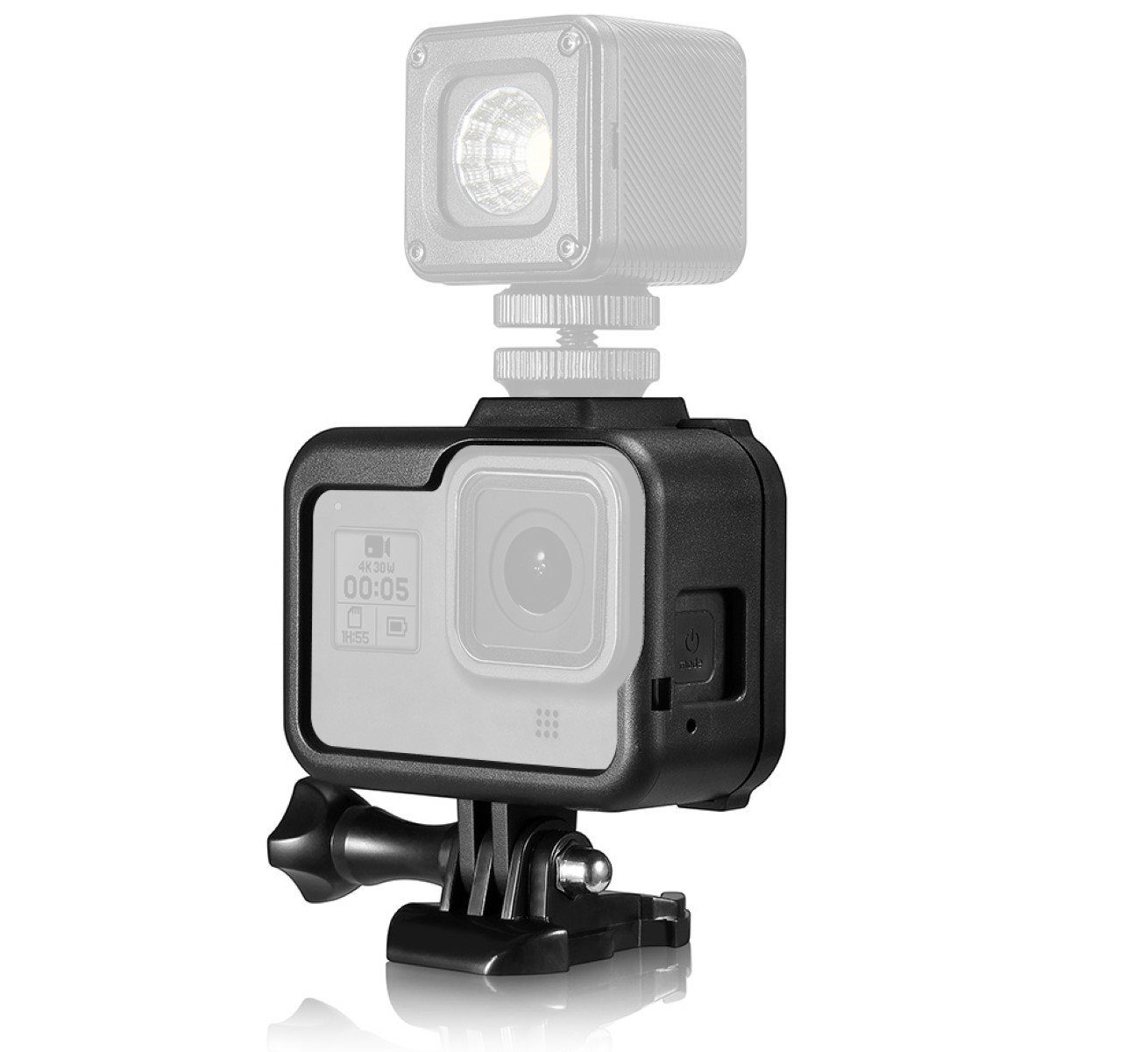 Hero Blitzschuh Actioncam Zubehör ayex Schutzgehäuse 8 Case GoPro Schieberahmen Robuster