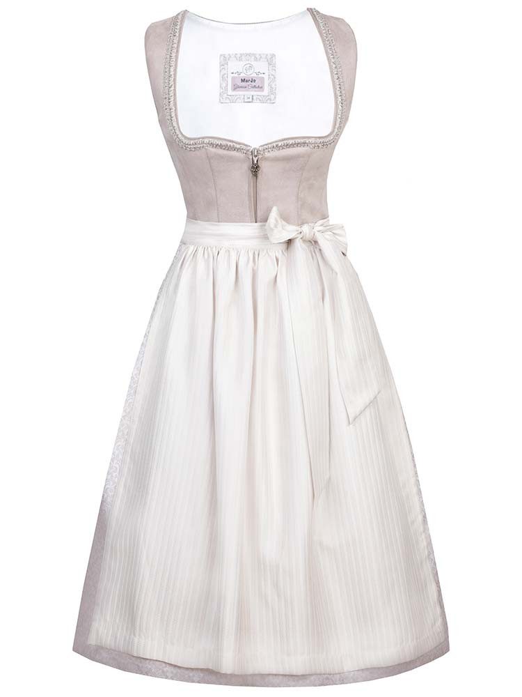 MarJo Dirndl Dirndl Davina 65er Länge taupe puder