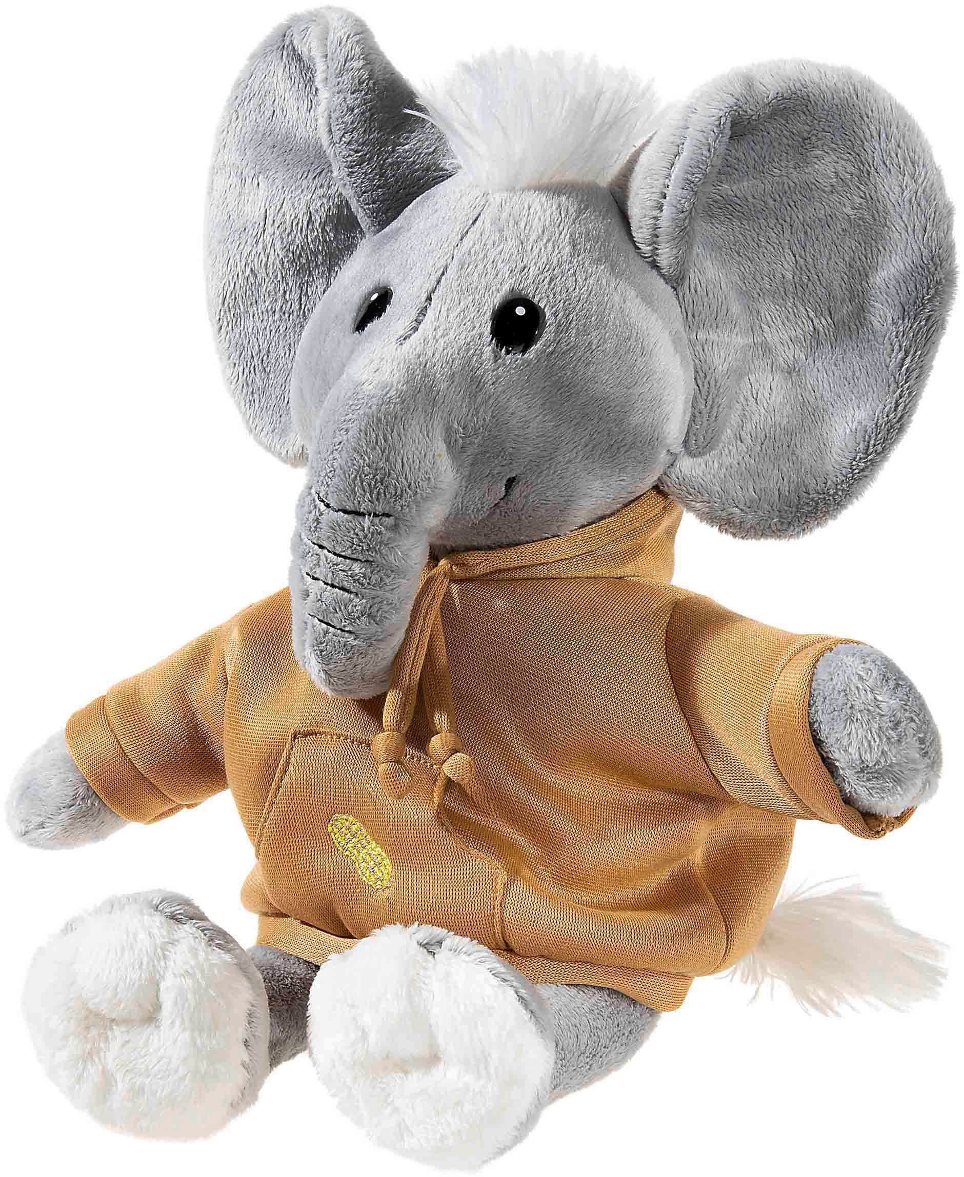 Heunec® Kuscheltier Hoody Crew, Elefant Eddy Erdnuss 35 cm