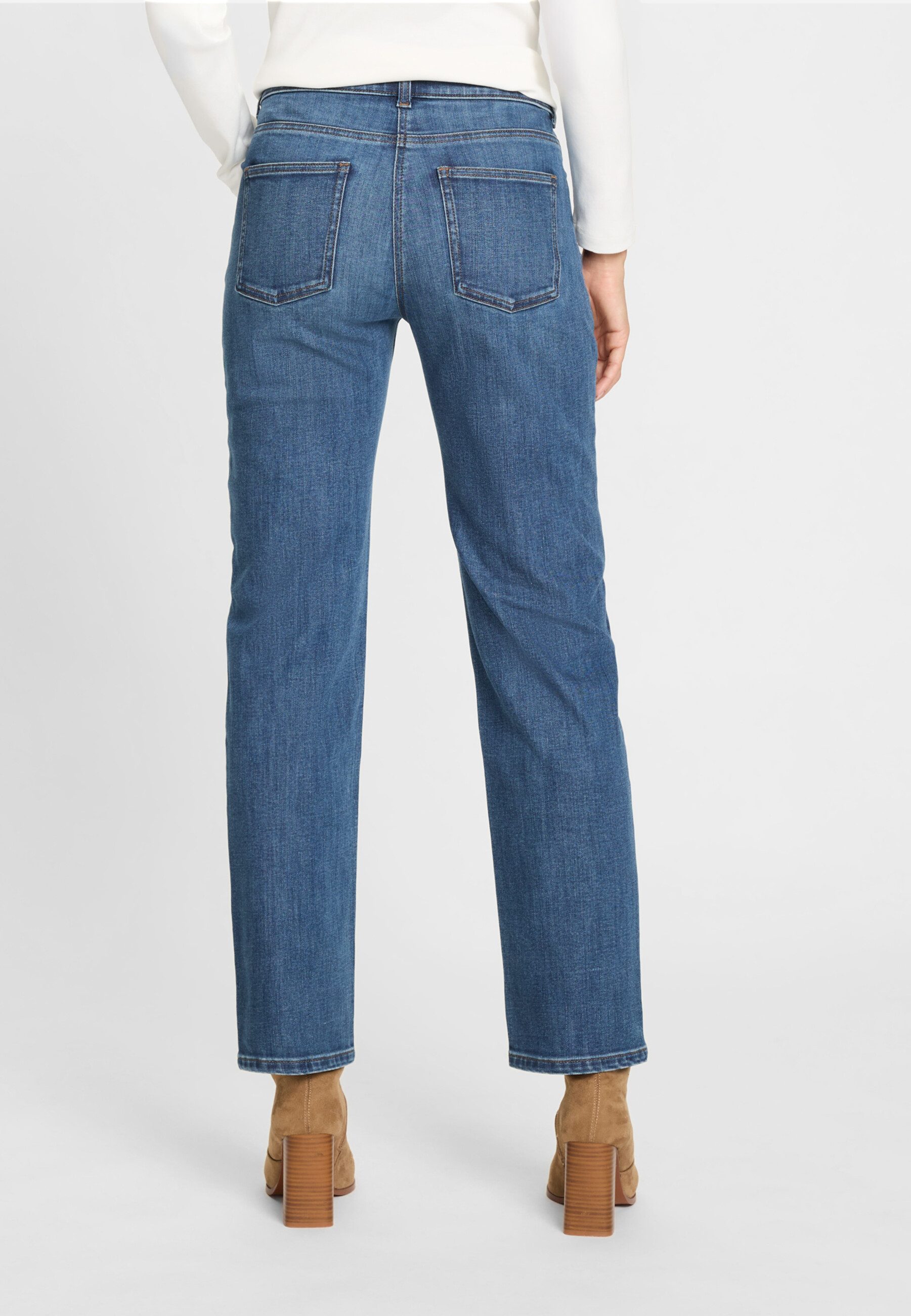 Olsen Regular-fit-Jeans mit geradem Bein