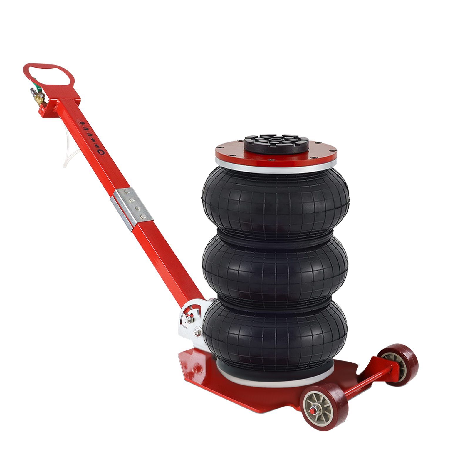 3,5 Tonnen Pneumatischer Wagenheber - 15-40cm Hubhöhe Rot Für Werkstatt
