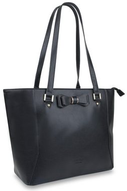 LYDC Handtasche Damen, Geräumiges und klassisches Design aus, hochwertigem Material, mit Schleifen Detail