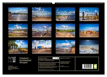 CALVENDO Wandkalender Friesland - Nordseebad Dangast (Premium, hochwertiger DIN A2 Wandkalender 2023, Kunstdruck in Hochglanz)