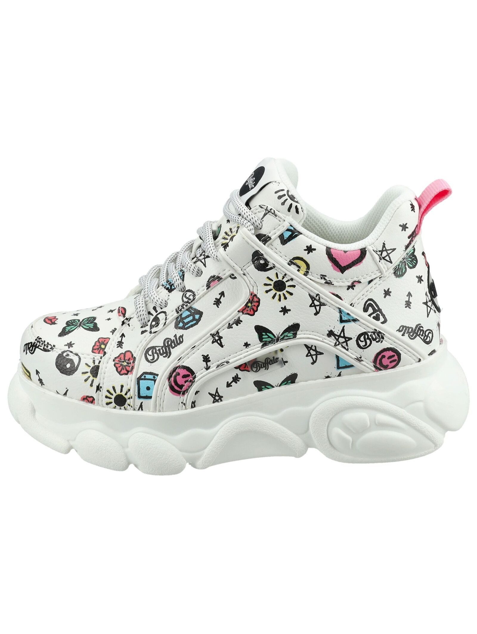 Buffalo Buffalo Sneaker Lederimitat Plateausneaker günstig online kaufen