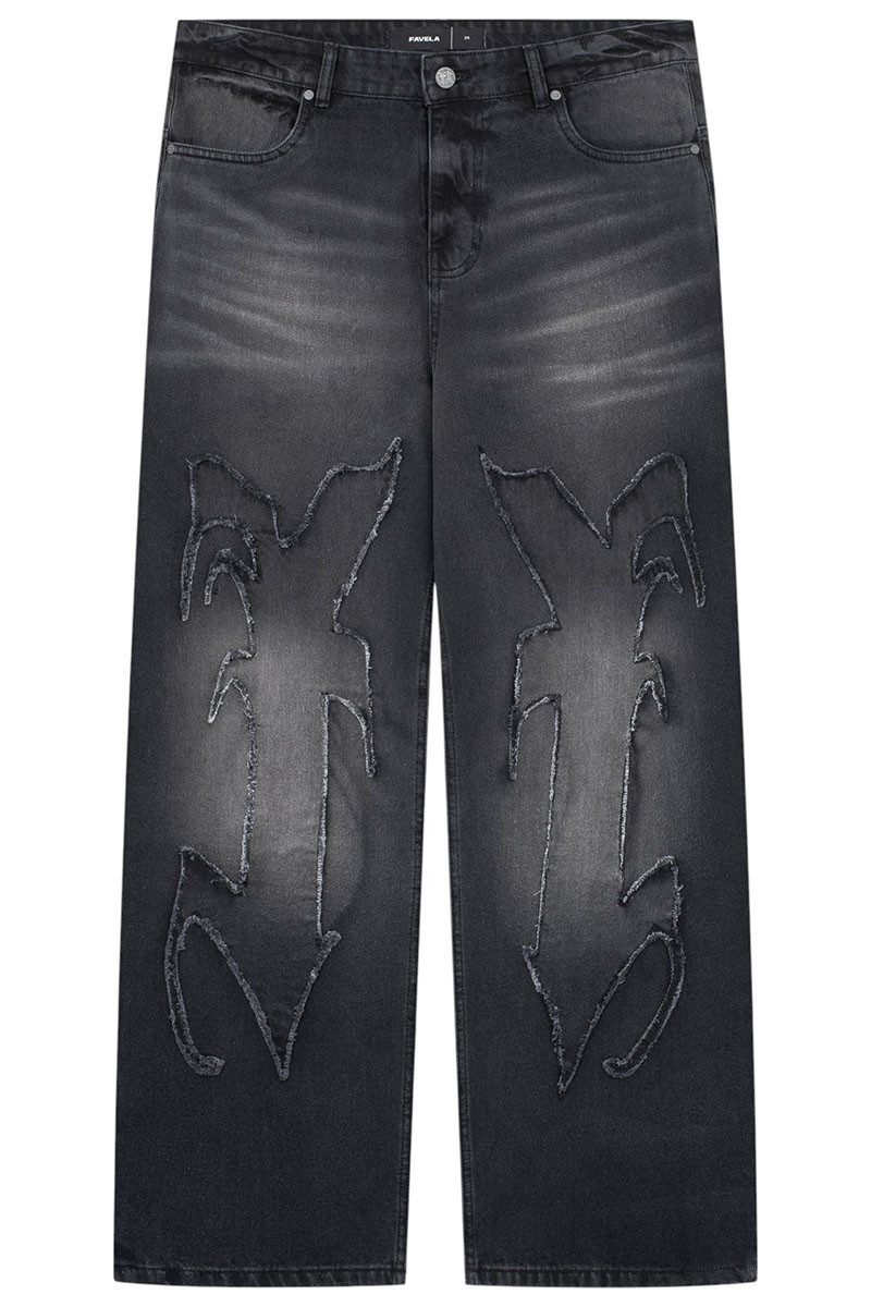 Favela Regular-fit-Jeans Aves Patch