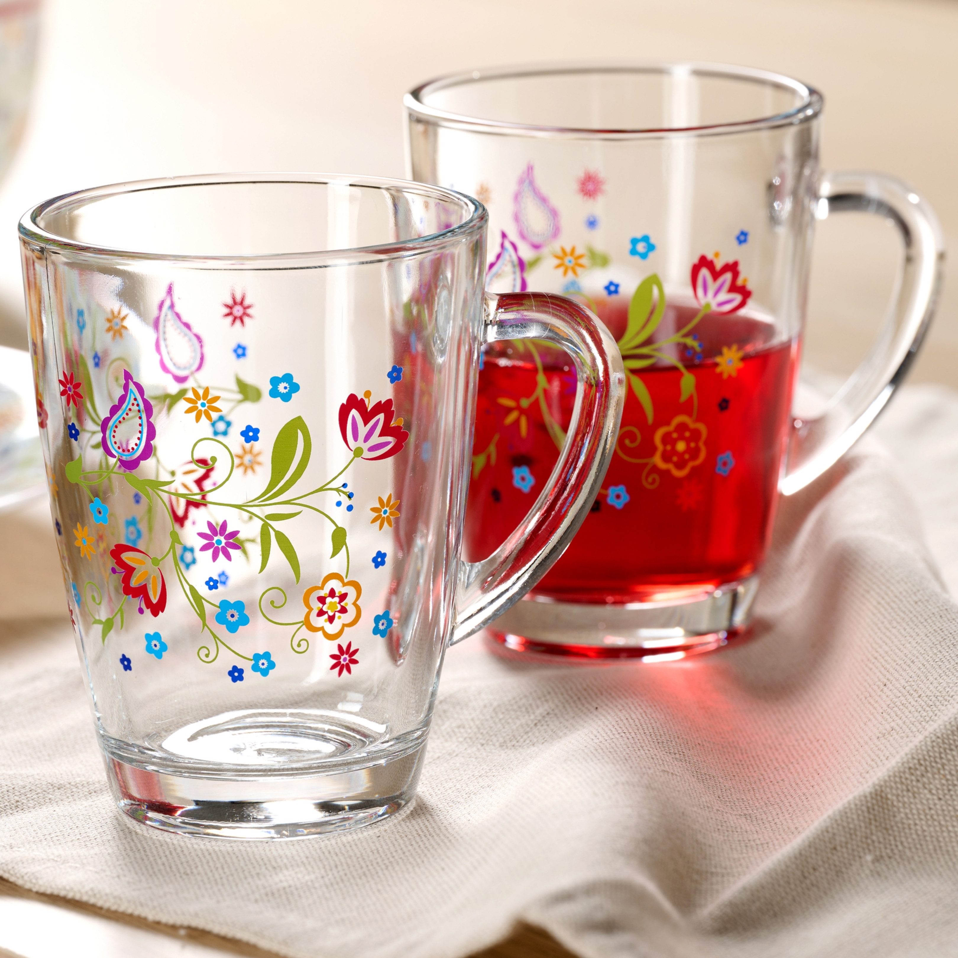 Ritzenhoff & Breker Teeglas Shanti, 6-tlg., Glas, hitzebeständig, je 380 ml