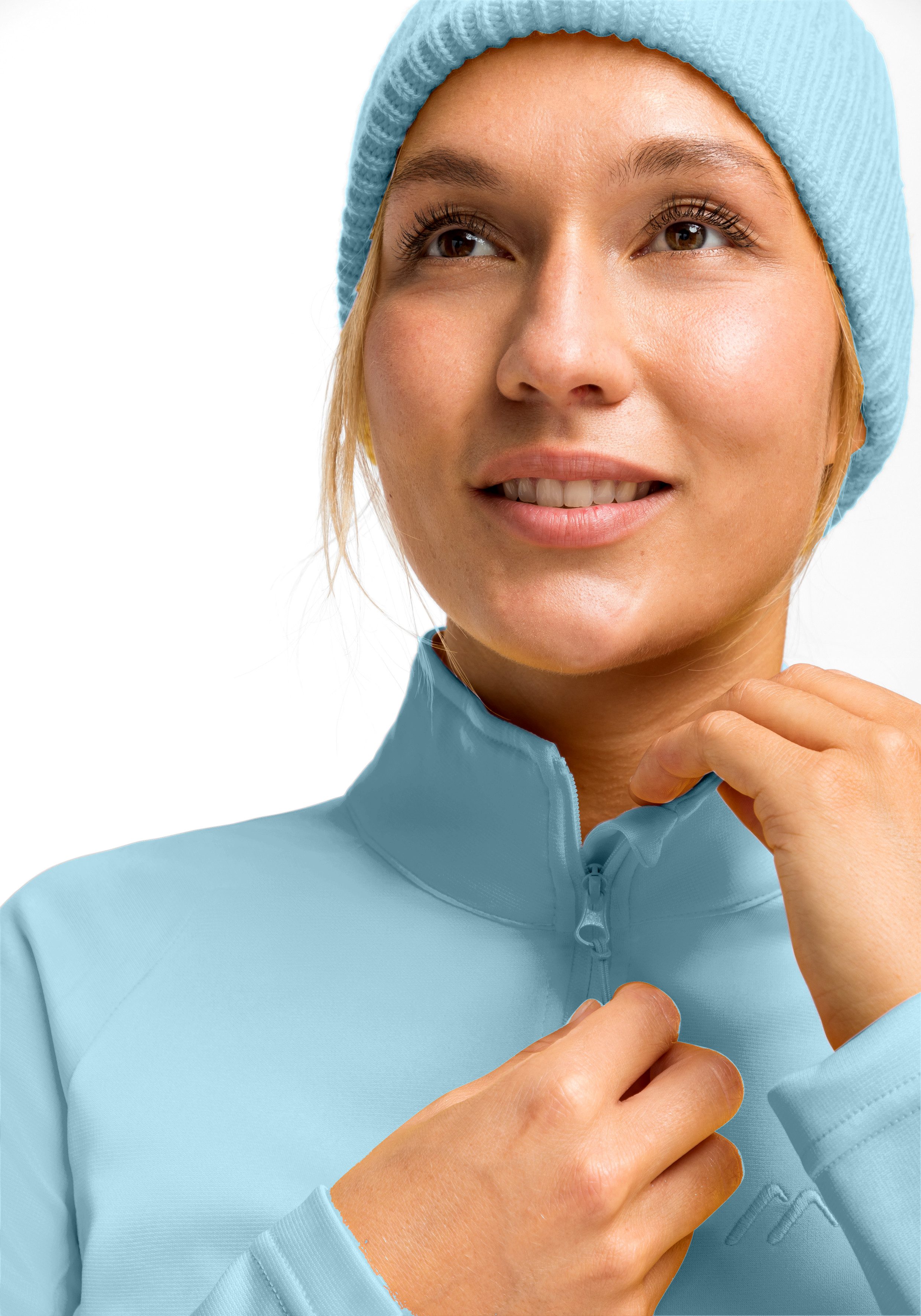 Maier Sports Fleecepullover Eva Damen Fleece, funktioneller Midlayer, Half- günstig online kaufen