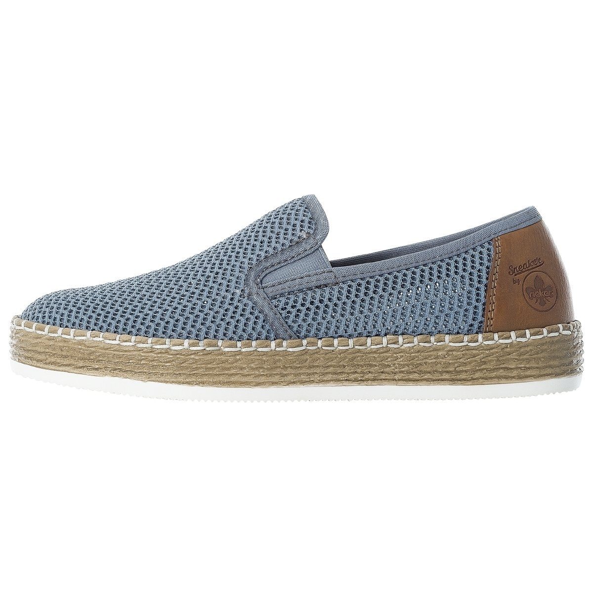 Slipper Rieker Damen L7873 blau