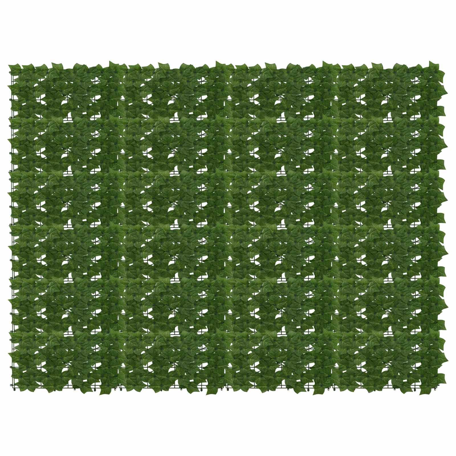vidaXL Balkonsichtschutz Balkonsichtschutz mit Blättern Grün 200 x 150 cm (1-St)