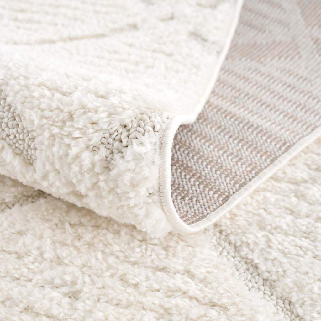 Carpet City Hochflor-Teppich Focus 2997, rechteckig, Höhe: 20 mm, Läufer, Boho, Hochtief-Muster/ 3D-Effekt, für Wohnzimmer, Schlafzimmer