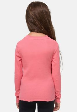 URBAN CLASSICS Longsleeve Urban Classics Damen Girls Short Rib Longsleeve (1-tlg)