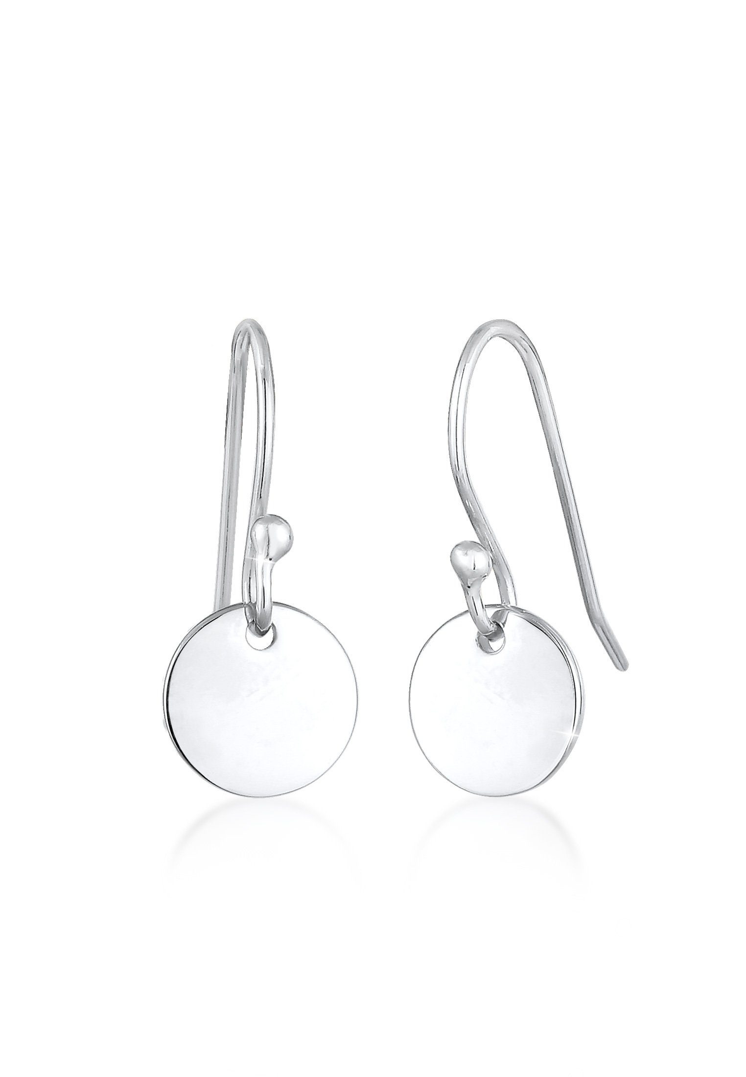 Elli Paar Ohrhänger Hänger Plättchen Geo Look 925 Silber, Geo günstig online kaufen