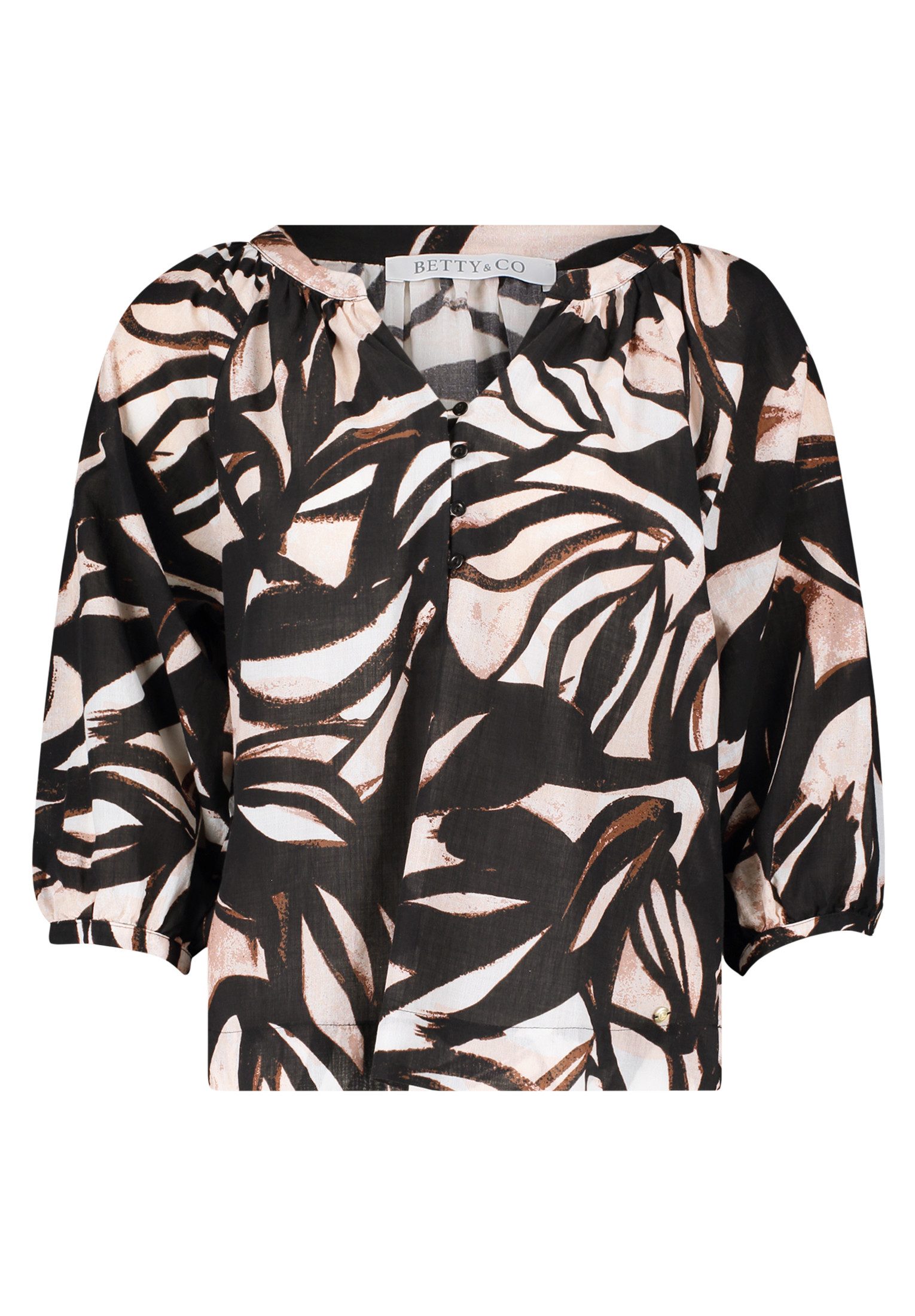 Betty&Co Schlupfbluse "Betty & Co Damen Schlupfbluse mit Print" günstig online kaufen