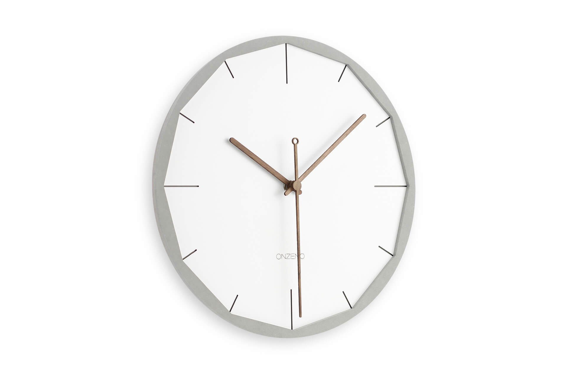 THE cm Design-Uhr) Wanduhr (handgefertigte ONZENO 29x29x0.5 EDGY.