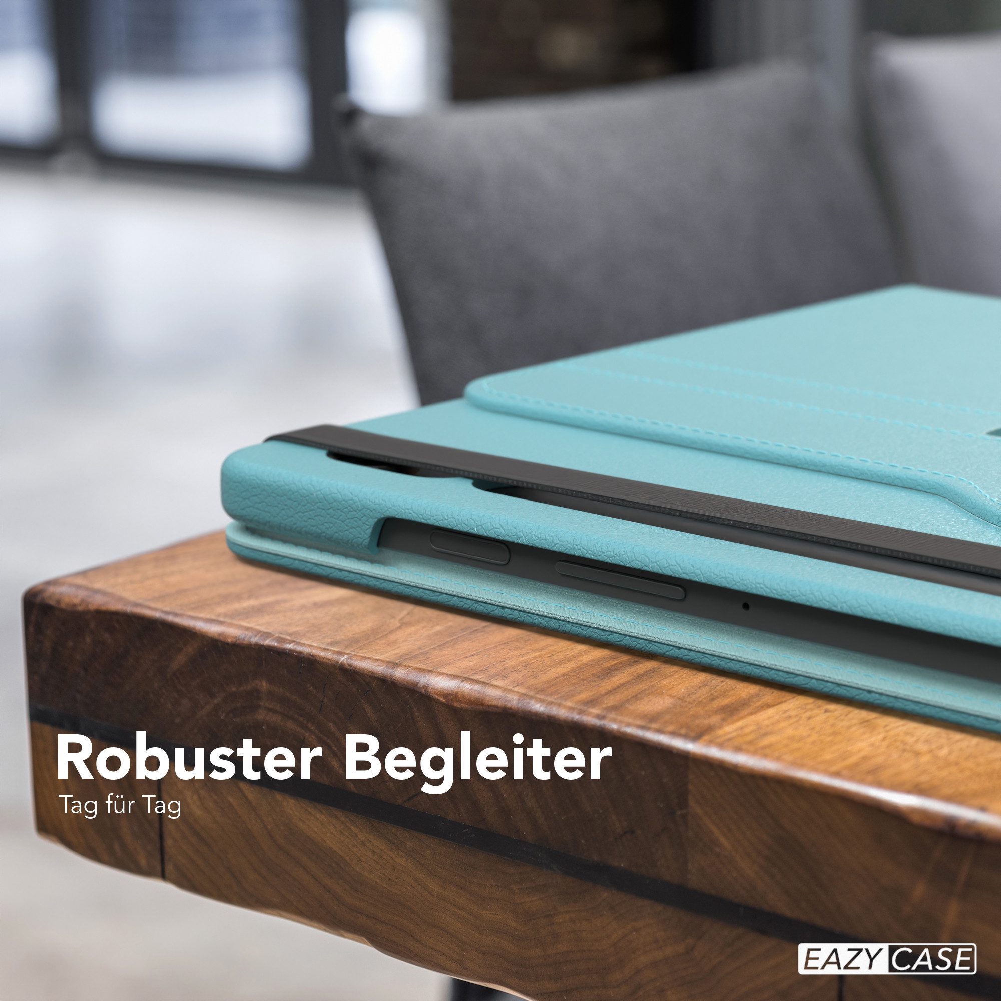 EAZY CASE Tablet-Hülle Rotation Case für Galaxy Tab S10 FE 10,9 Zoll, Schutzasche für Tablets Flipcase Hülle Kratzschutz Displayschutz Blau – Bild 2 von 5
