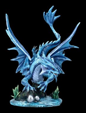 Figuren Shop GmbH Fantasy-Figur Drachen Figur - Adult Water Dragon - Fantasy Dekoration