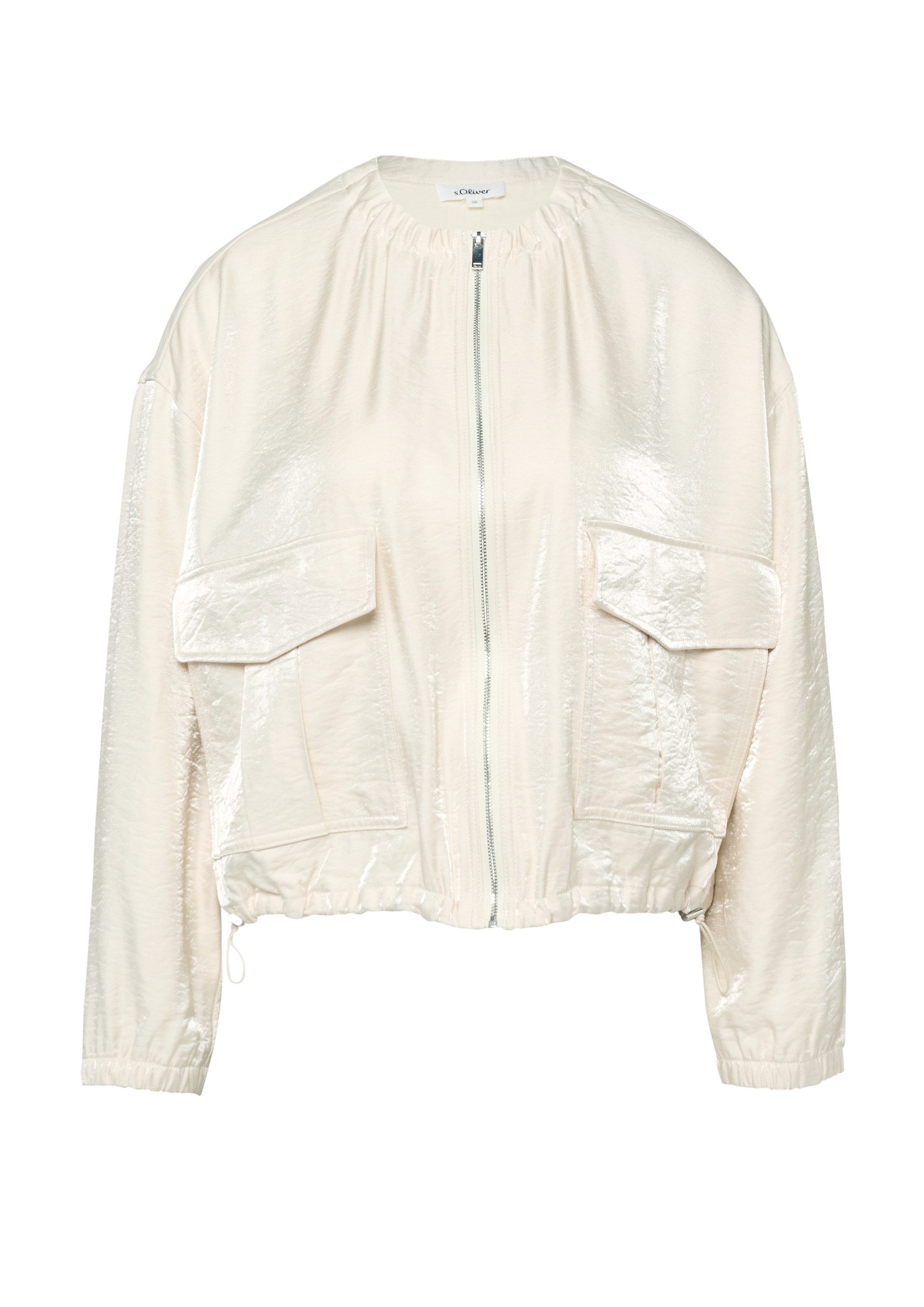 s.Oliver Funktionsjacke Indoor-Jacke Jacke im Relaxed Fit mit elastischem B günstig online kaufen