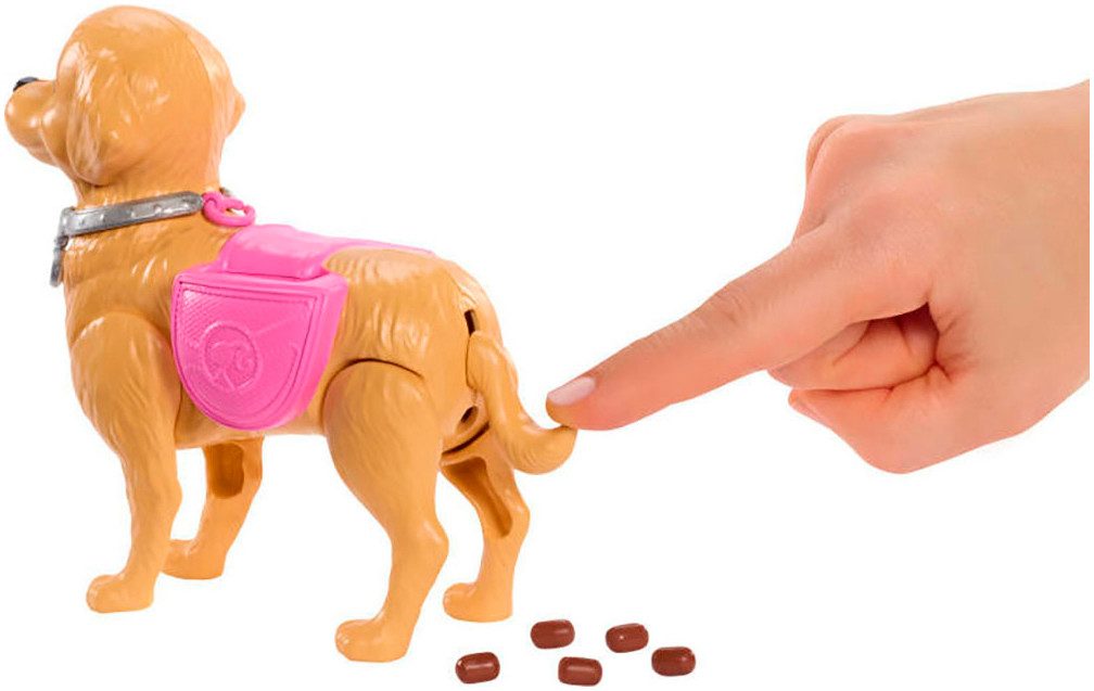 Barbie Anziehpuppe Barbie Hundespaziergang Spielset, mit Puppe – Bild 4 von 5