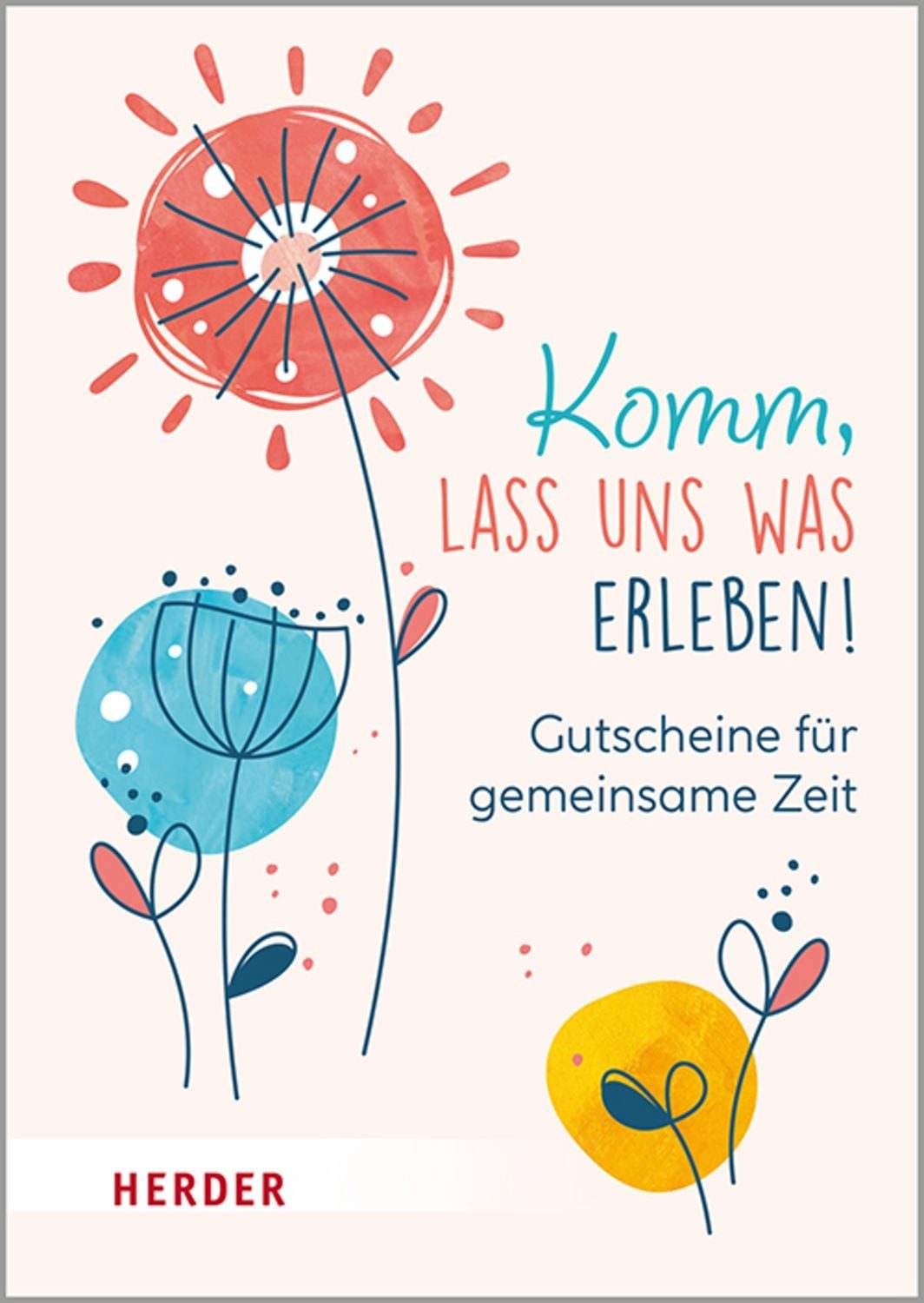 Musik-CD Komm, lass uns was erleben! Gutscheine für gemeinsame Zeit. Kartenbox