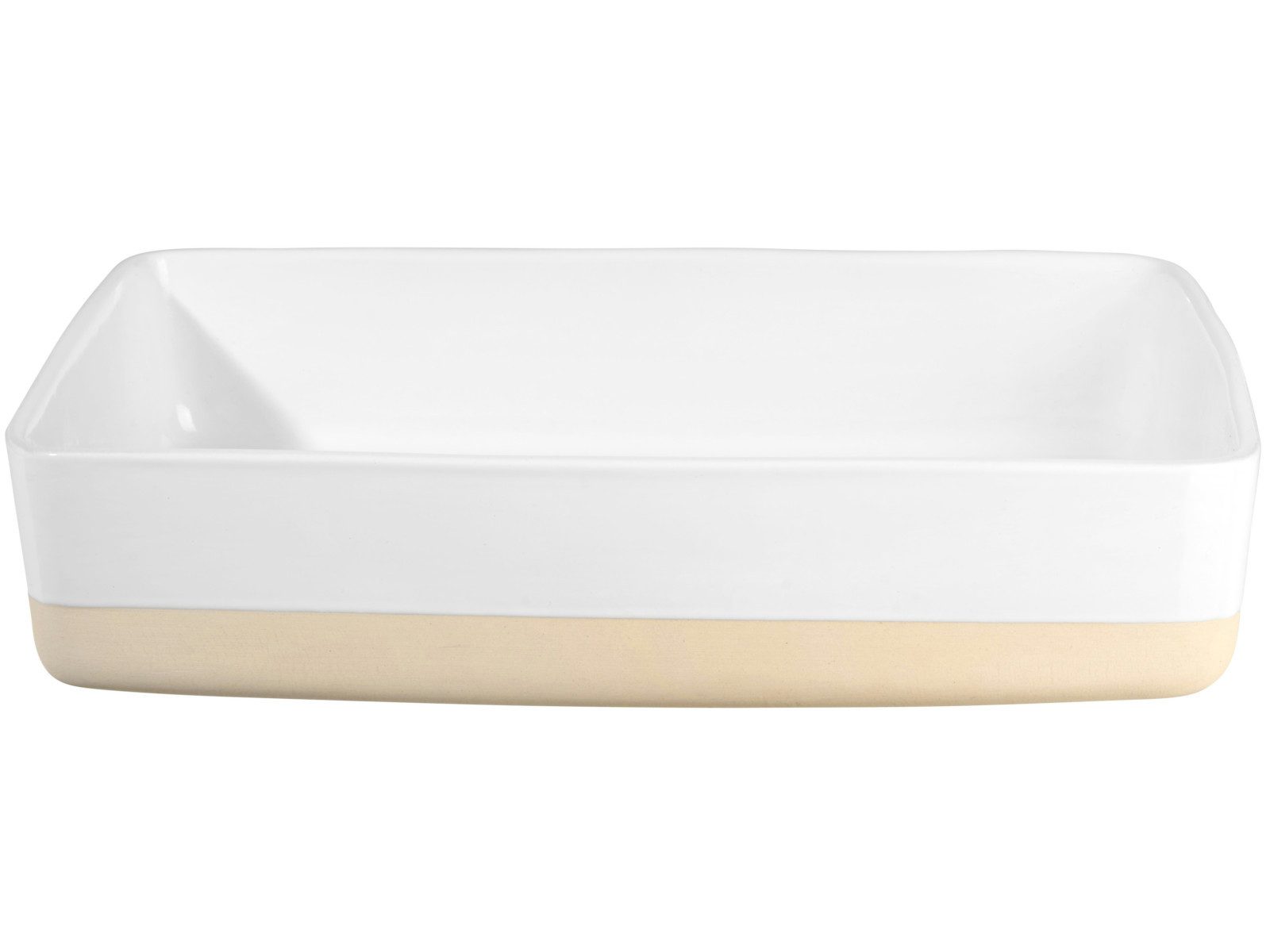 ASA SELECTION Auflaufform Grande Auflaufform rechteckig weiss 36x26x7,5cm, Steinzeug, Küche, Kochen, Backen