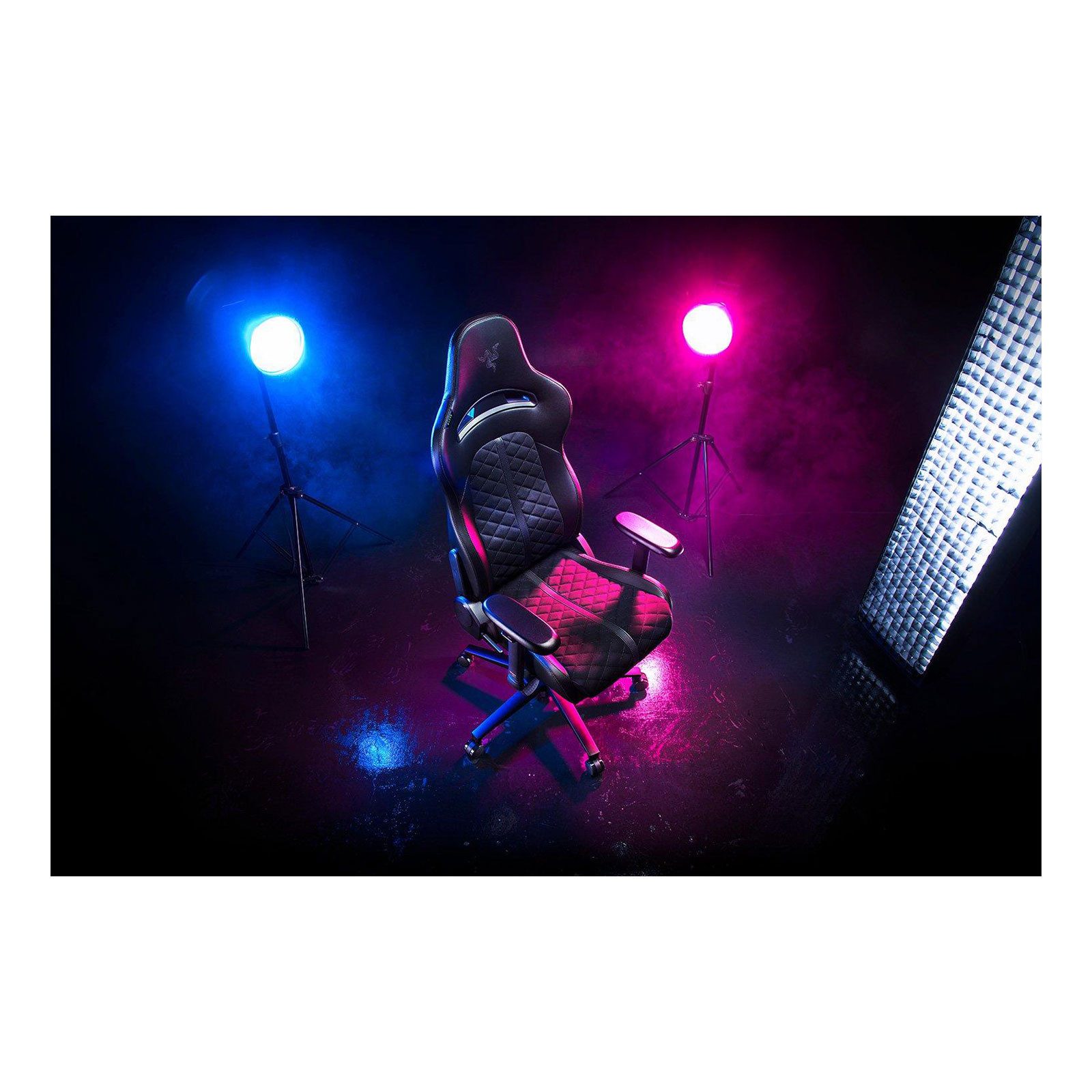 RAZER Gaming Chair RZ38-03720300-R3G1, Relax-Mechanik, Lendenwirbelstütze, Armlehnen