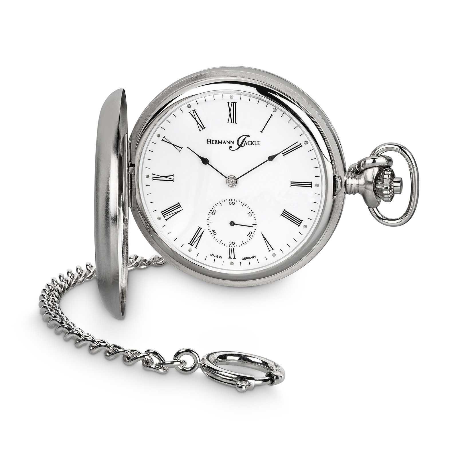 Hermann Jäckle Taschenuhr "Triberg" Handaufzug, Mineralglas, inkl. Kette & günstig online kaufen