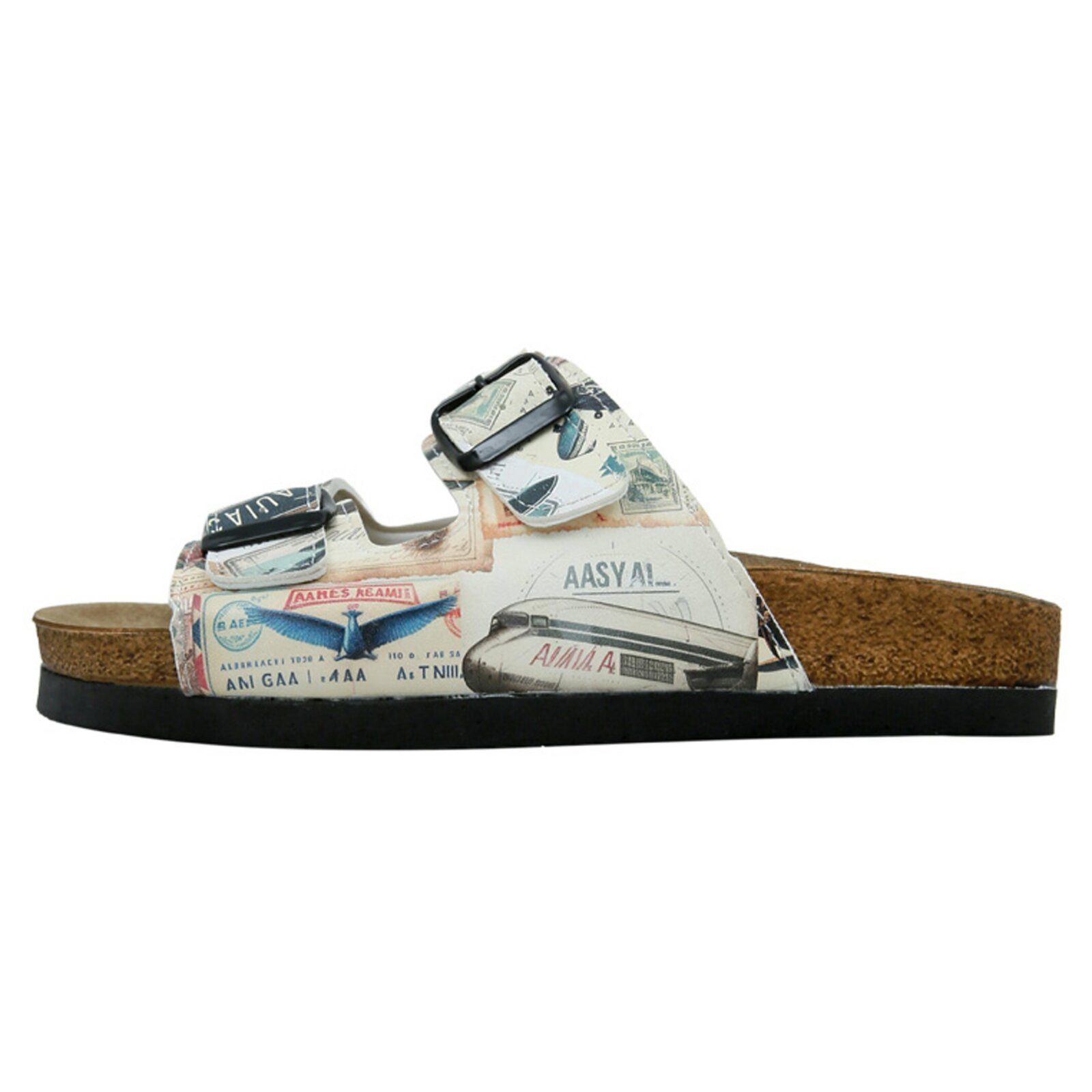 Stella Pantolette Aeroplanes Damen Sandalen, Stella Pantolette Pantolette
