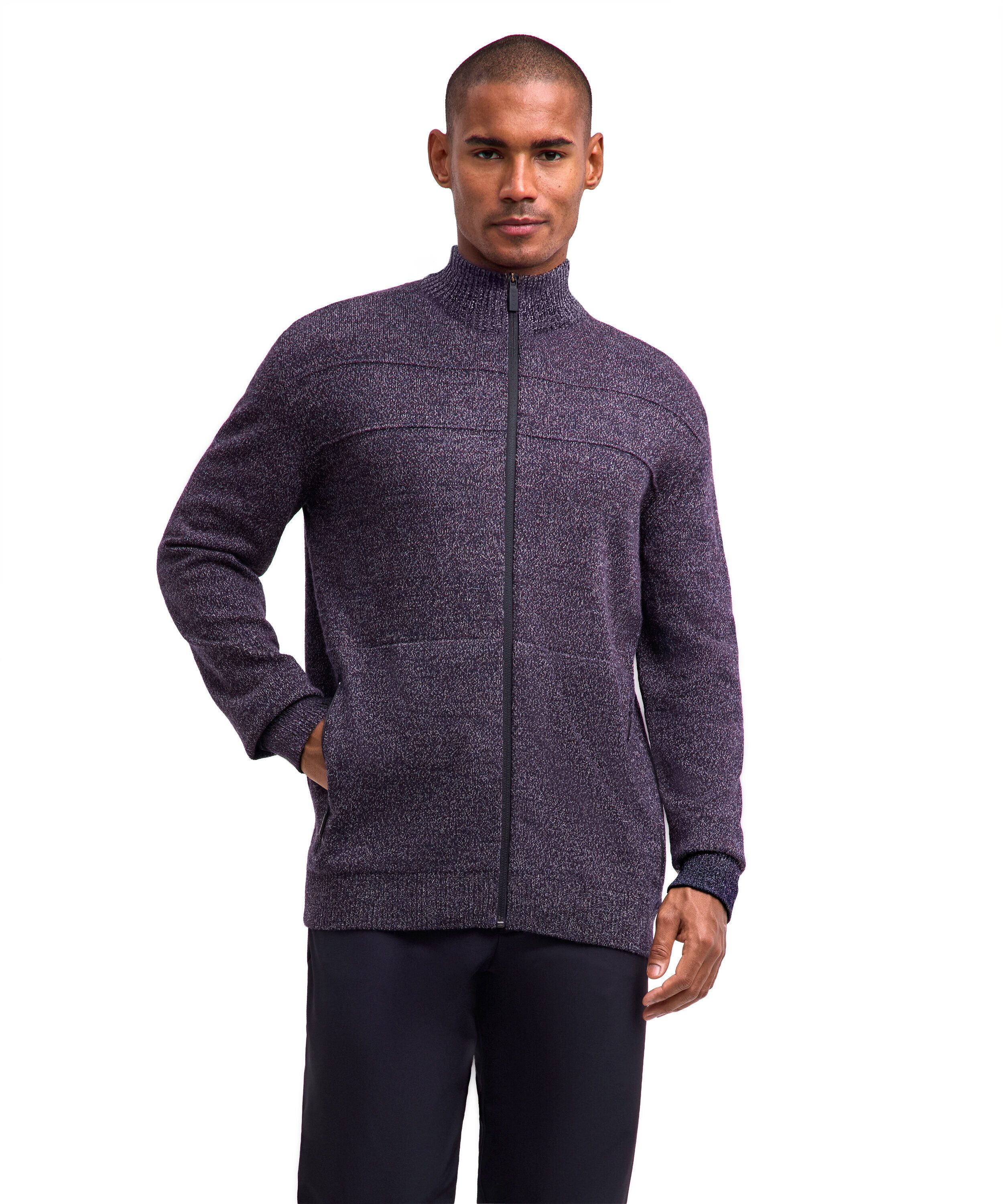 FALKE Strickjacke Melange Knit (1-tlg)