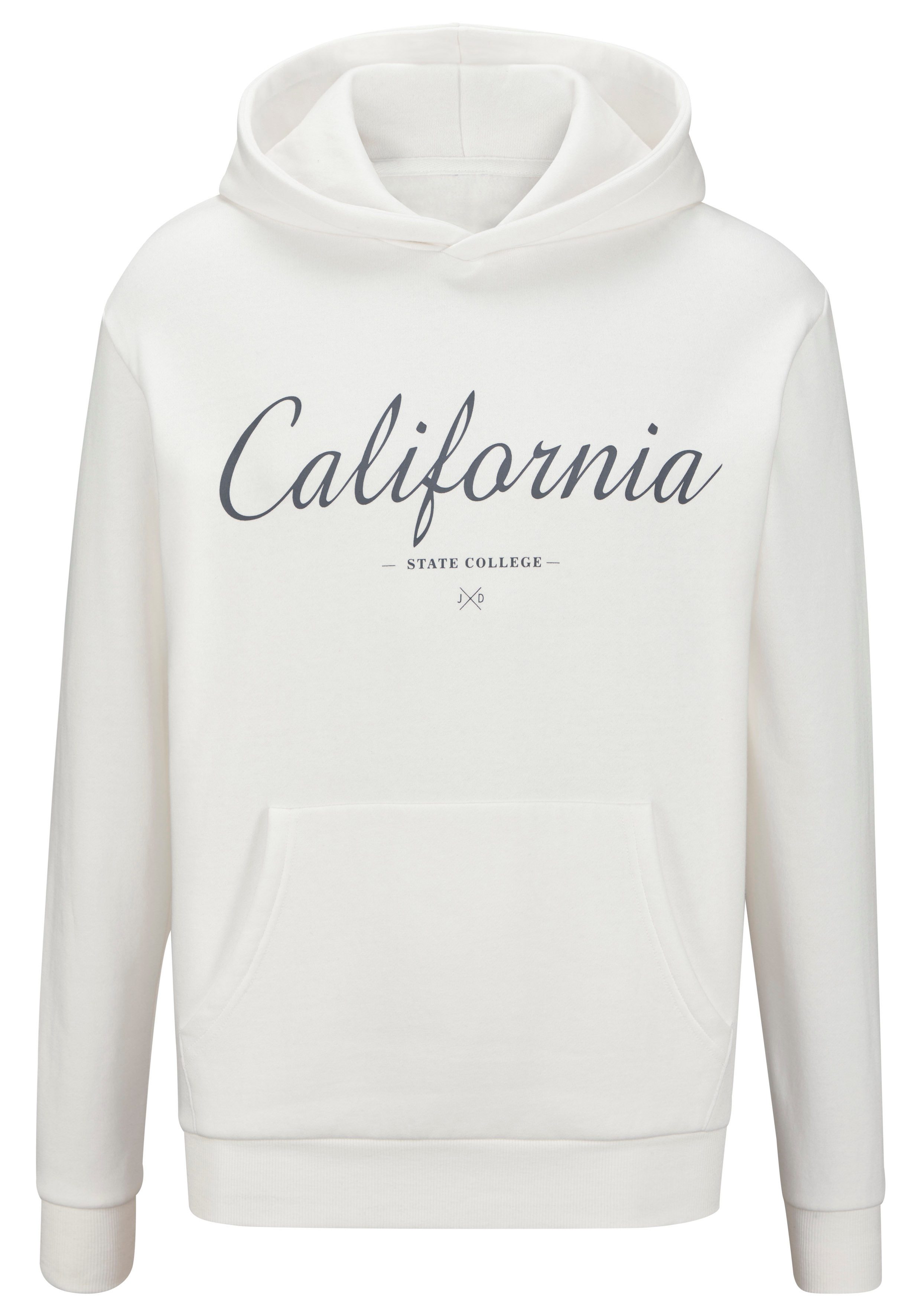 John Devin Hoodie Sweatshirt mit coolem Druck, aufgesetzter Tasche und Kapuze. € 29,99, (€ 29,99 pro 1 Stk).