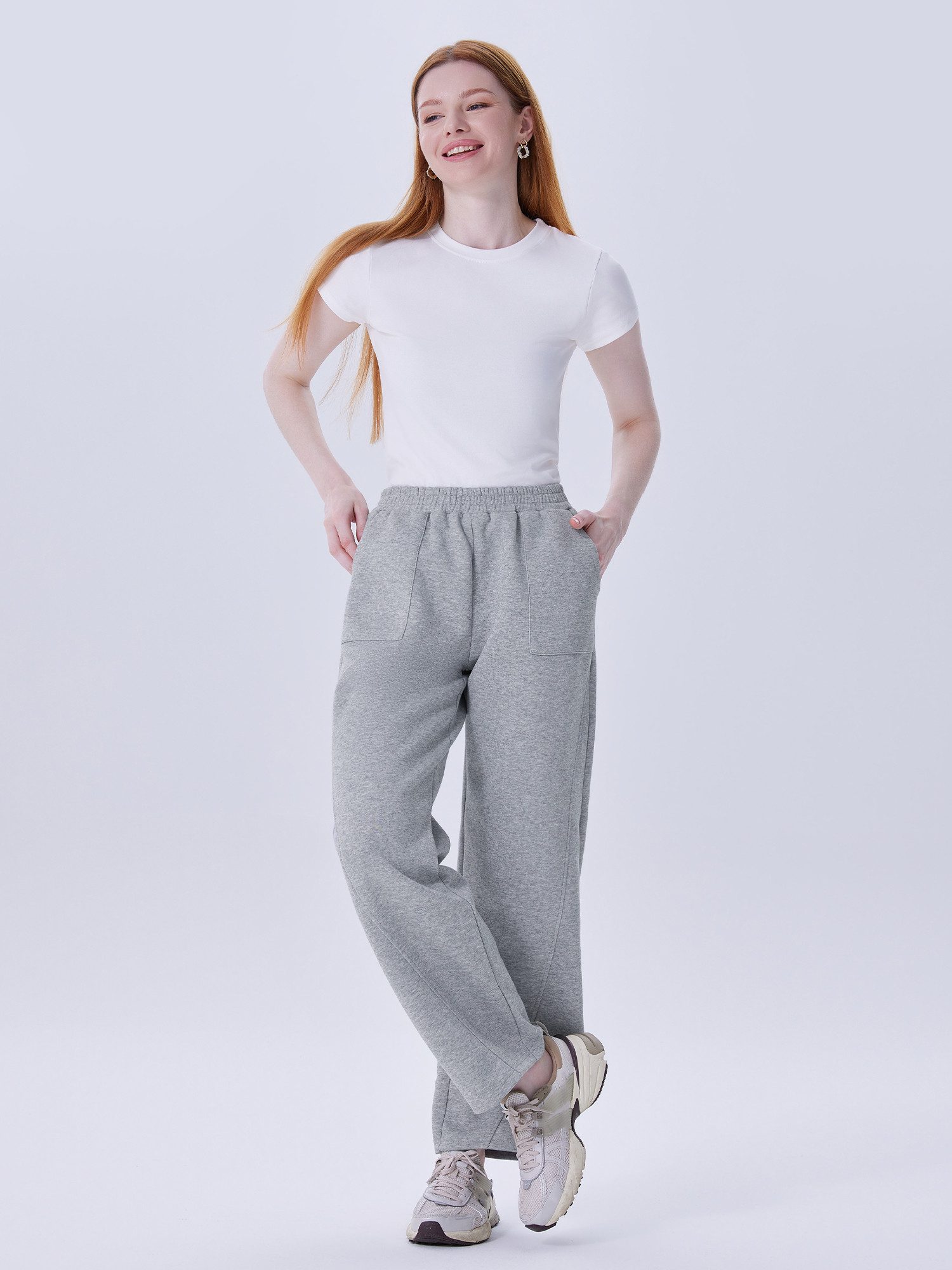 Sportanzug Damen Training Sportanzug Baggy Hausanzug Kapuzenpullover Freizeithose