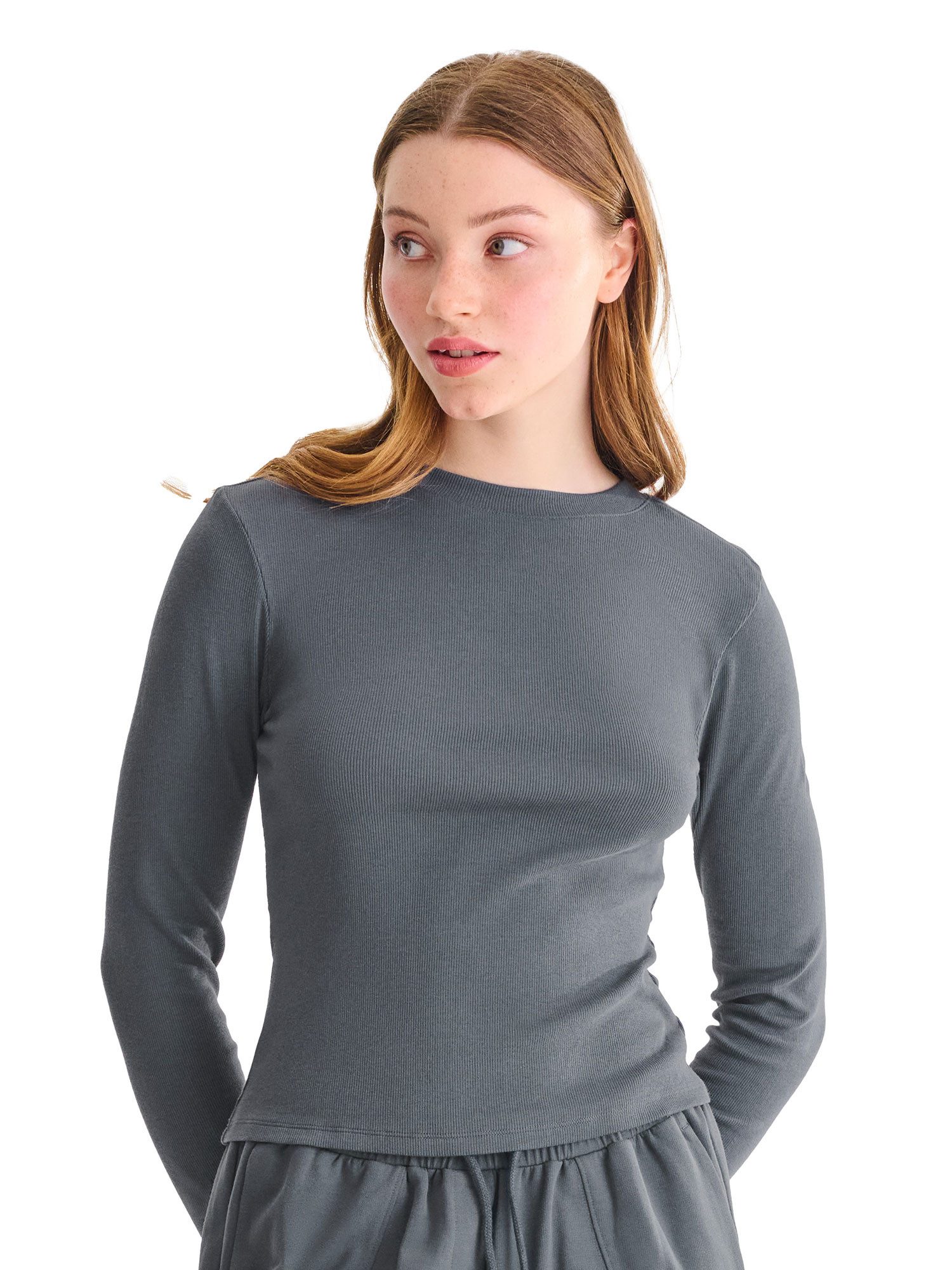 Lisca T-Shirt Shirt langarm Freedom (Stück, 1-tlg) Modal X Baumwolle, luxuriöses Tragegefühl - durch Material-Mix