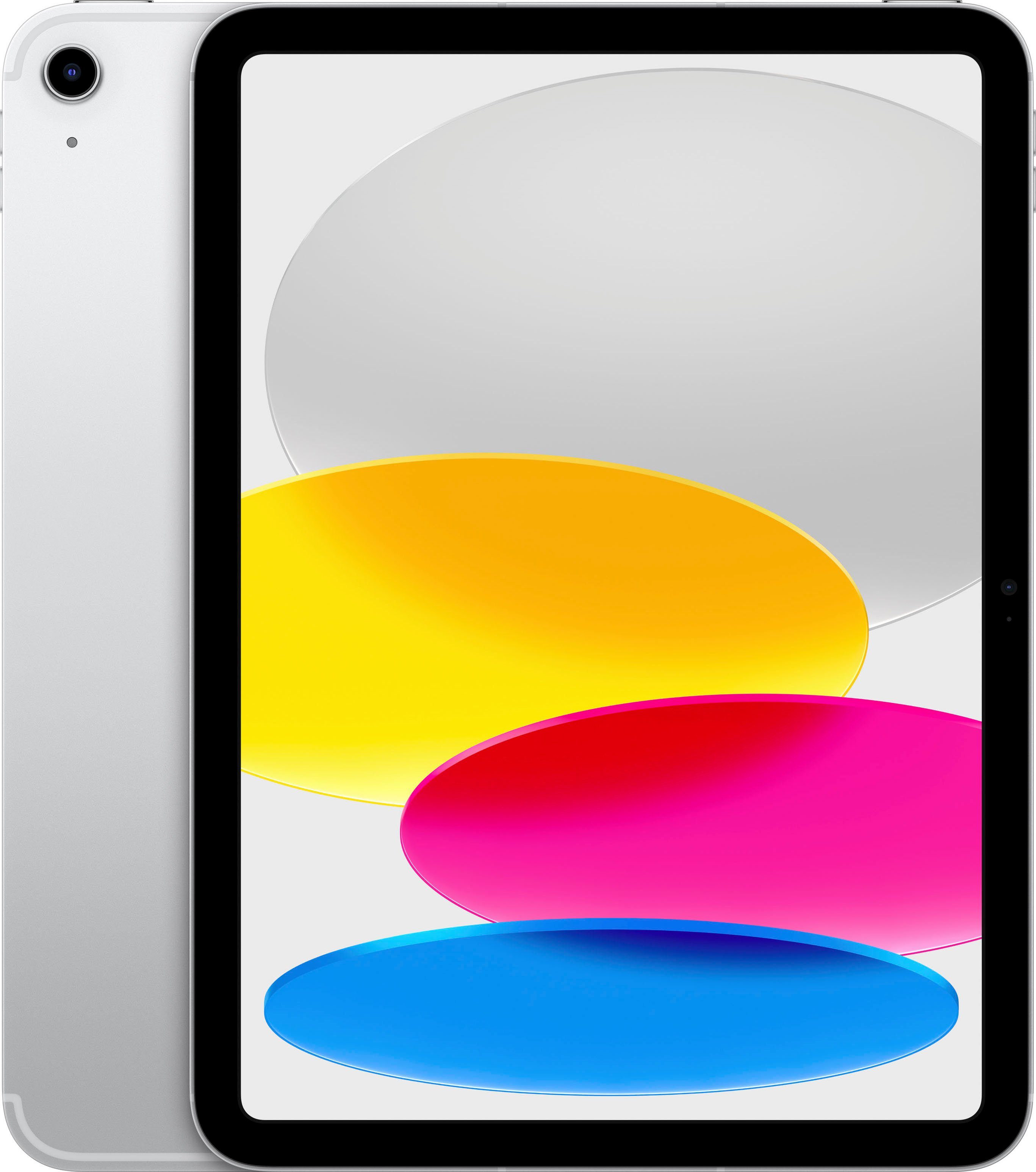 Generation) Wi-Fi Apple Cellular iPadOS, silver (10,9", 5G) (10 2022 256 Tablet + GB, iPad
