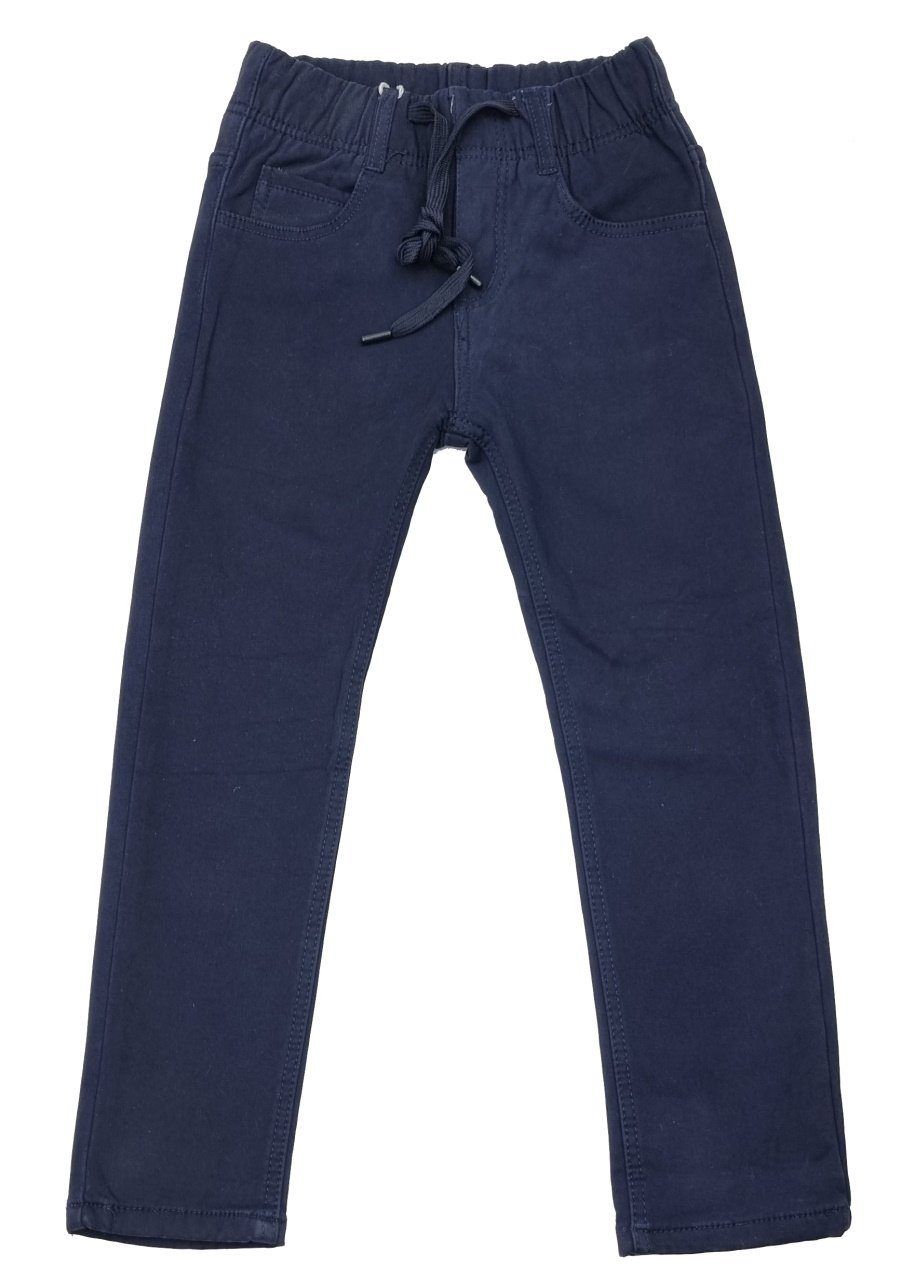 Fashion Boy Thermohose Thermohose Winterhose gefütterte Stretch Hose, JT102 gefüttert in Unifarbe mit elastischem Bund