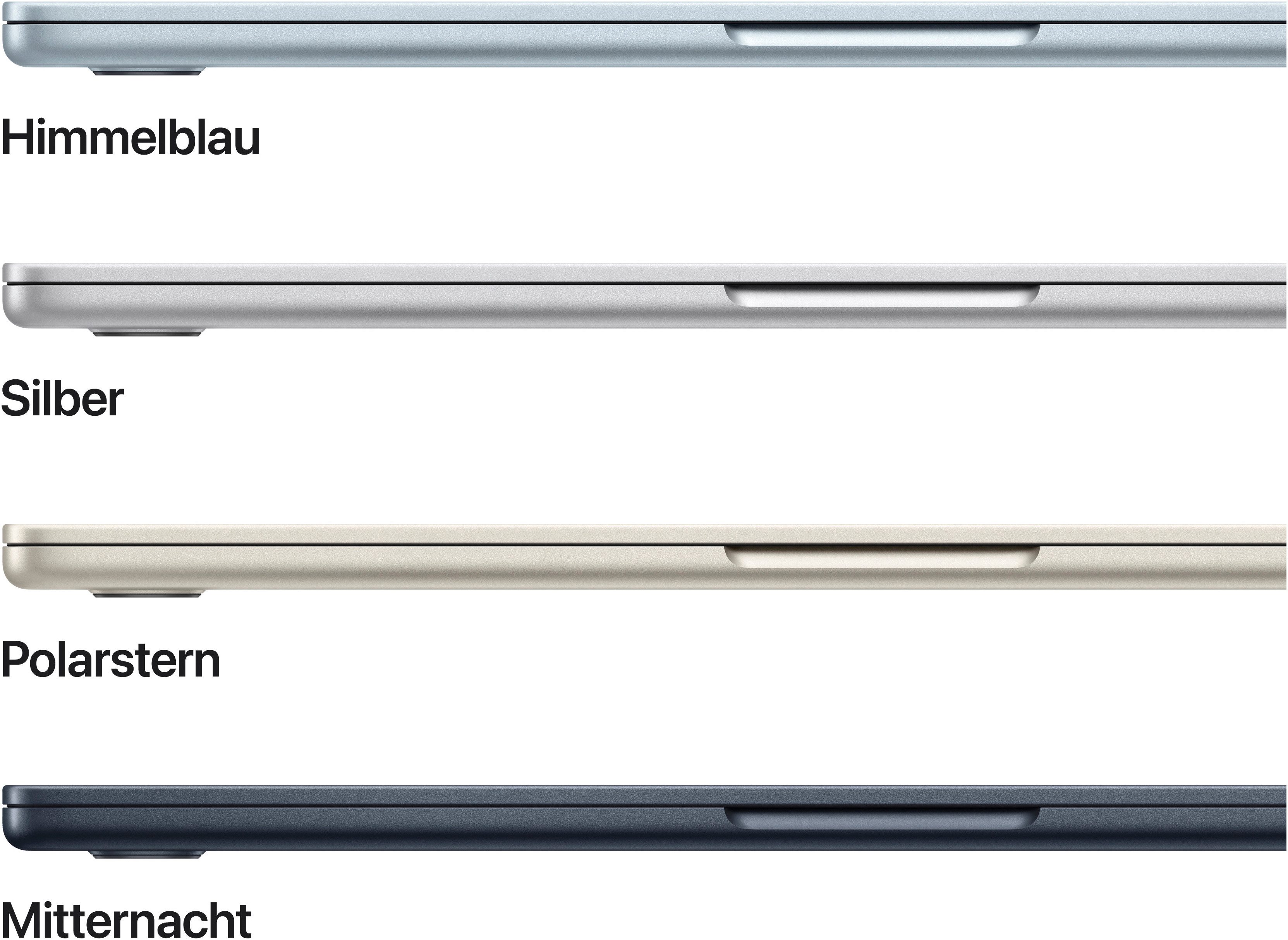 Apple MacBook Air 13" (2025) Notebook (34,46 cm/13,6 Zoll, Apple M4 M4, 8-Core GPU, 16 GB, 256 GB SSD)