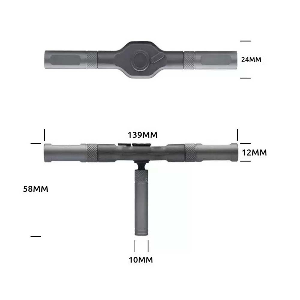 JOYOLEDER Bit-Set 24-in-1 Ratschenschraubendreher Set – Magnetic Screwdriver Set, mit S2-Bits, Abnehmbarer T-Ratschengriff, Feinmechaniker Werkzeug Satz, 24-St., für Möbel, Fahrrad, PC-Reparatur, Kompakt & Tragbar