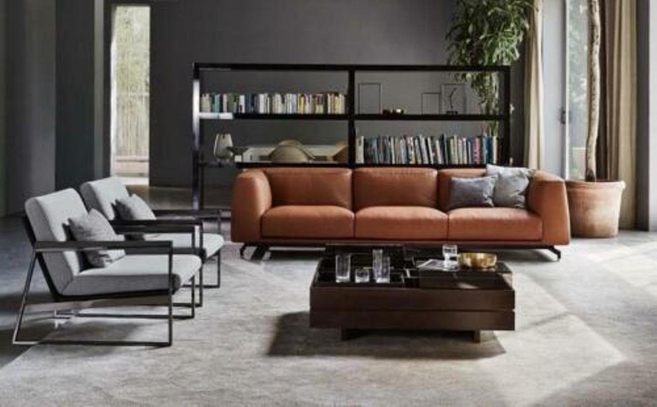 Wohnzimmer-Set, Sitzer Garnitur Couchen Sitz Sofa Polster Couch Leder JVmoebel 3+2 Sofas