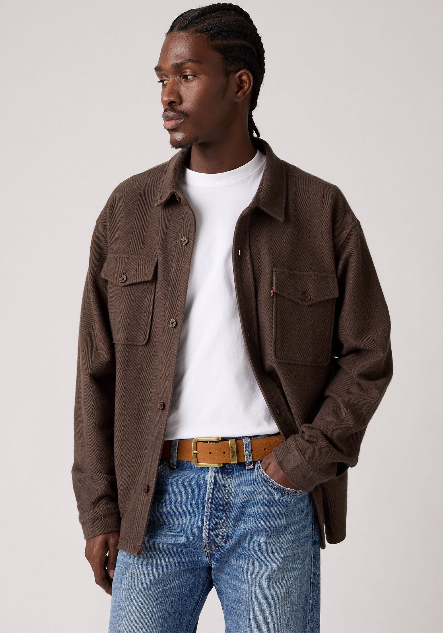Levi's® Ledergürtel METAL TWO HORSE KEEPER günstig online kaufen