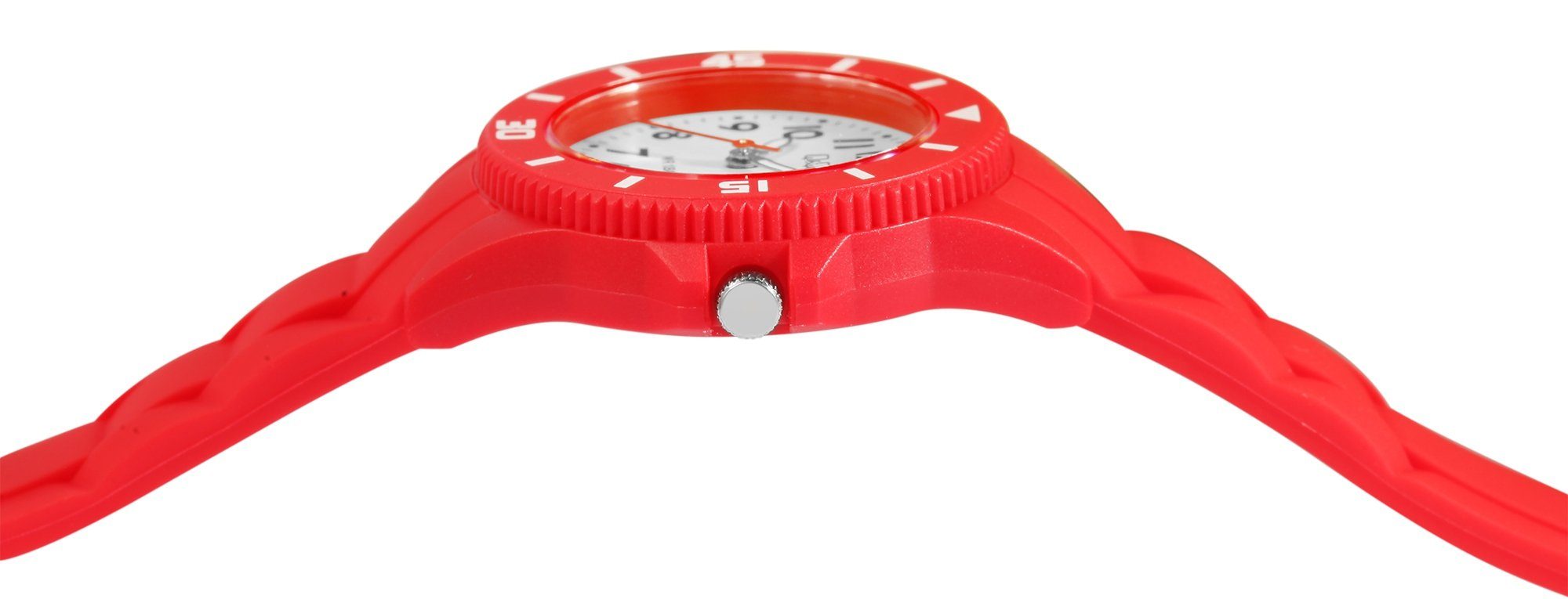 Q&Q Quarzuhr analoge Kinderuhr mit Silikonarmband 10 Bar wasserdicht V26A-00
