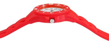 Q&Q Quarzuhr analoge Kinderuhr mit Silikonarmband 10 Bar wasserdicht V26A-00